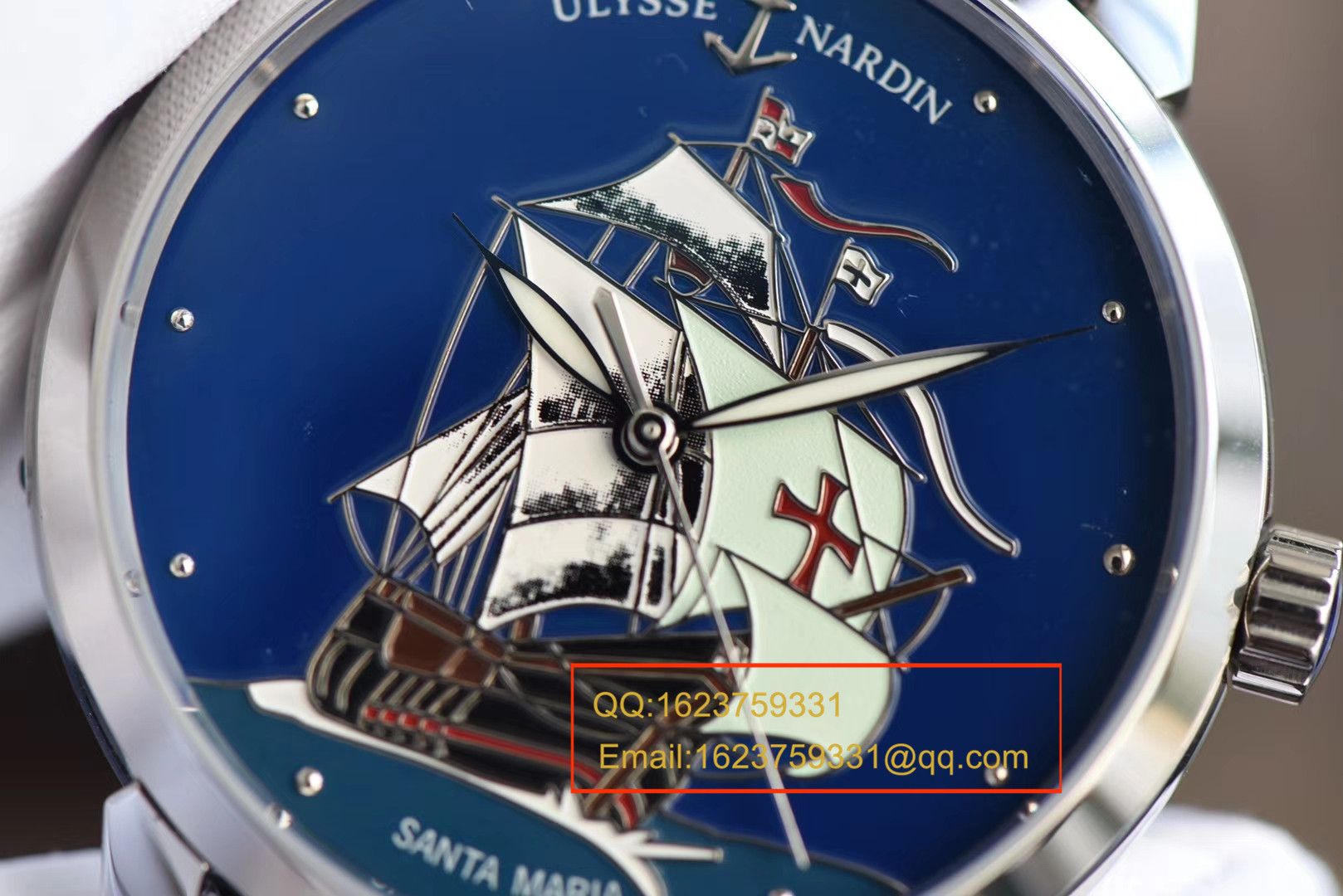 【 Video analysis FK一比一超A精仿手表】 Ulysse Nardin 鎏金珐琅工艺，按严格规格参数复制“圣玛利亚号” / YD009