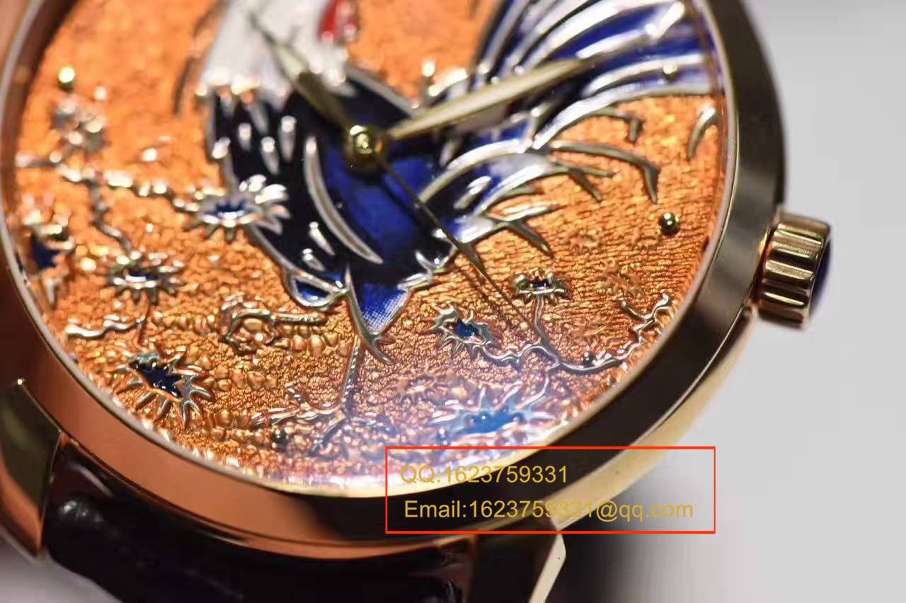 【FK Factory  top 1:1复刻高仿正品开模手表】 Ulysse Nardin 经典系列 8152-111-2/ROOSTER wrist watch 鸡年新款 Ulysse Nardin 鸡表巨献 / YD005