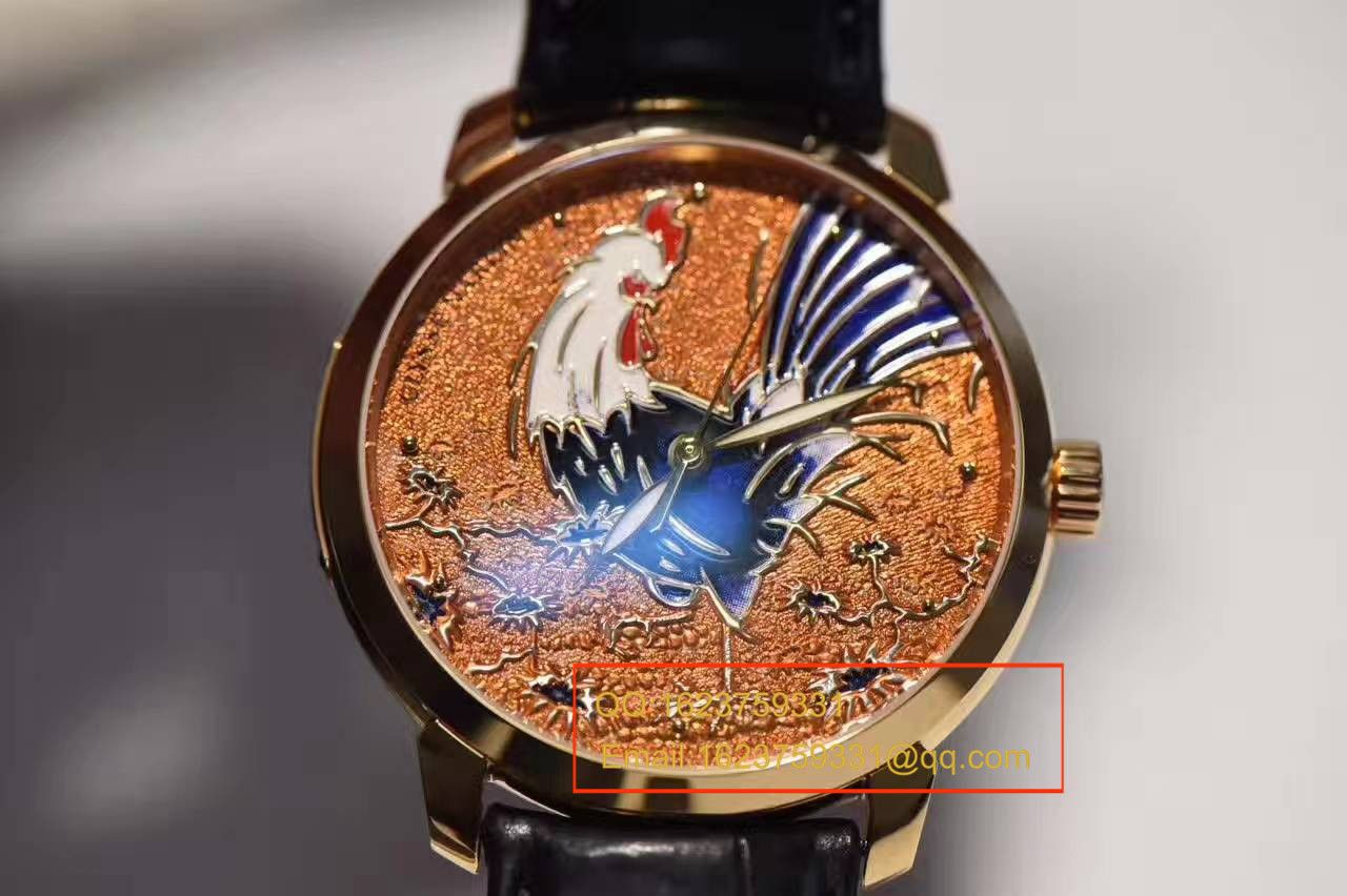 【FK Factory  top 1:1复刻高仿正品开模手表】 Ulysse Nardin 经典系列 8152-111-2/ROOSTER wrist watch 鸡年新款 Ulysse Nardin 鸡表巨献 / YD005