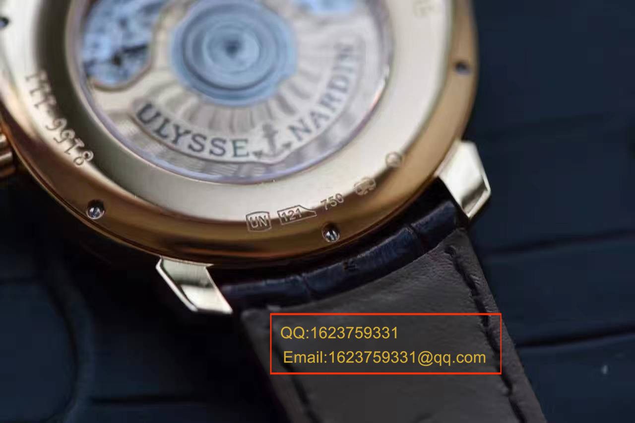 【FK Factory 一比一精仿手表】 Ulysse Nardin 鎏金系列8156-111-2/90 wrist watch  / YD003