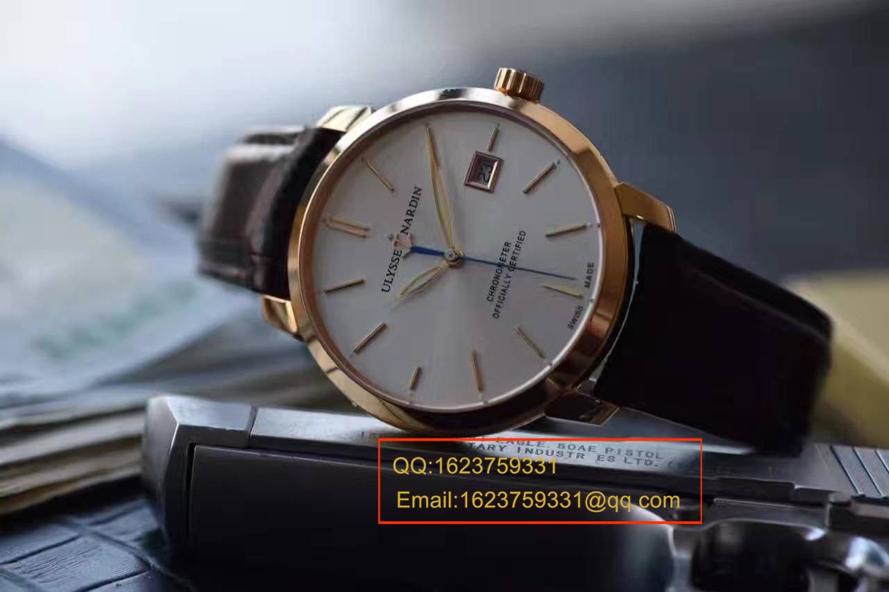 【FK Factory 一比一精仿手表】 Ulysse Nardin 鎏金系列8156-111-2/90 wrist watch  / YD003