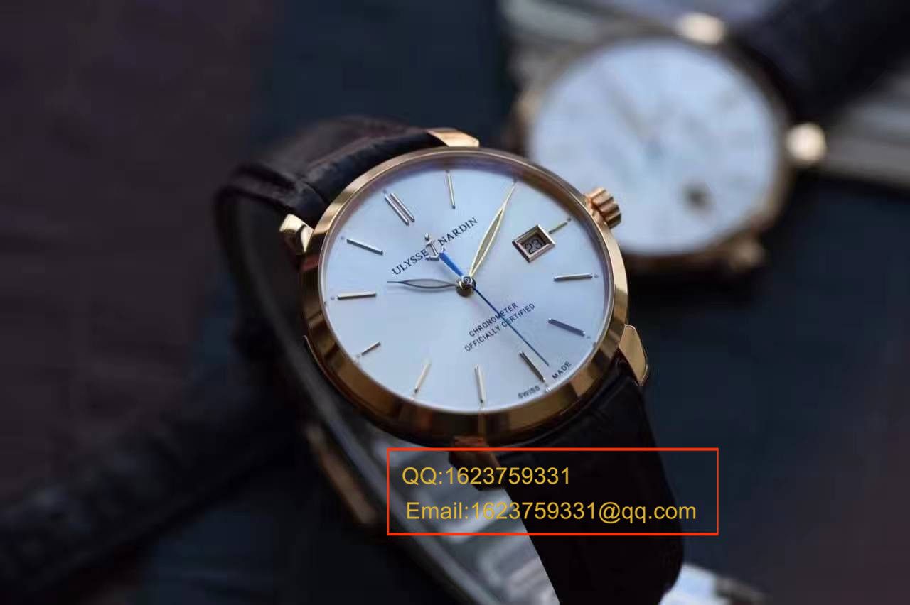【FK Factory 一比一精仿手表】 Ulysse Nardin 鎏金系列8156-111-2/90 wrist watch  / YD003