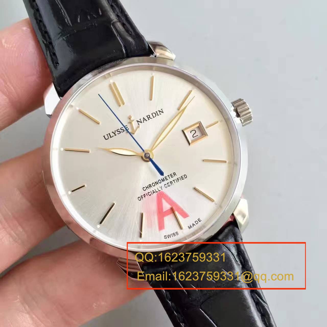 【FK Factory 1:1高仿手表】 Ulysse Nardin 鎏金系列8153-111-2/90 wrist watch  / YD004