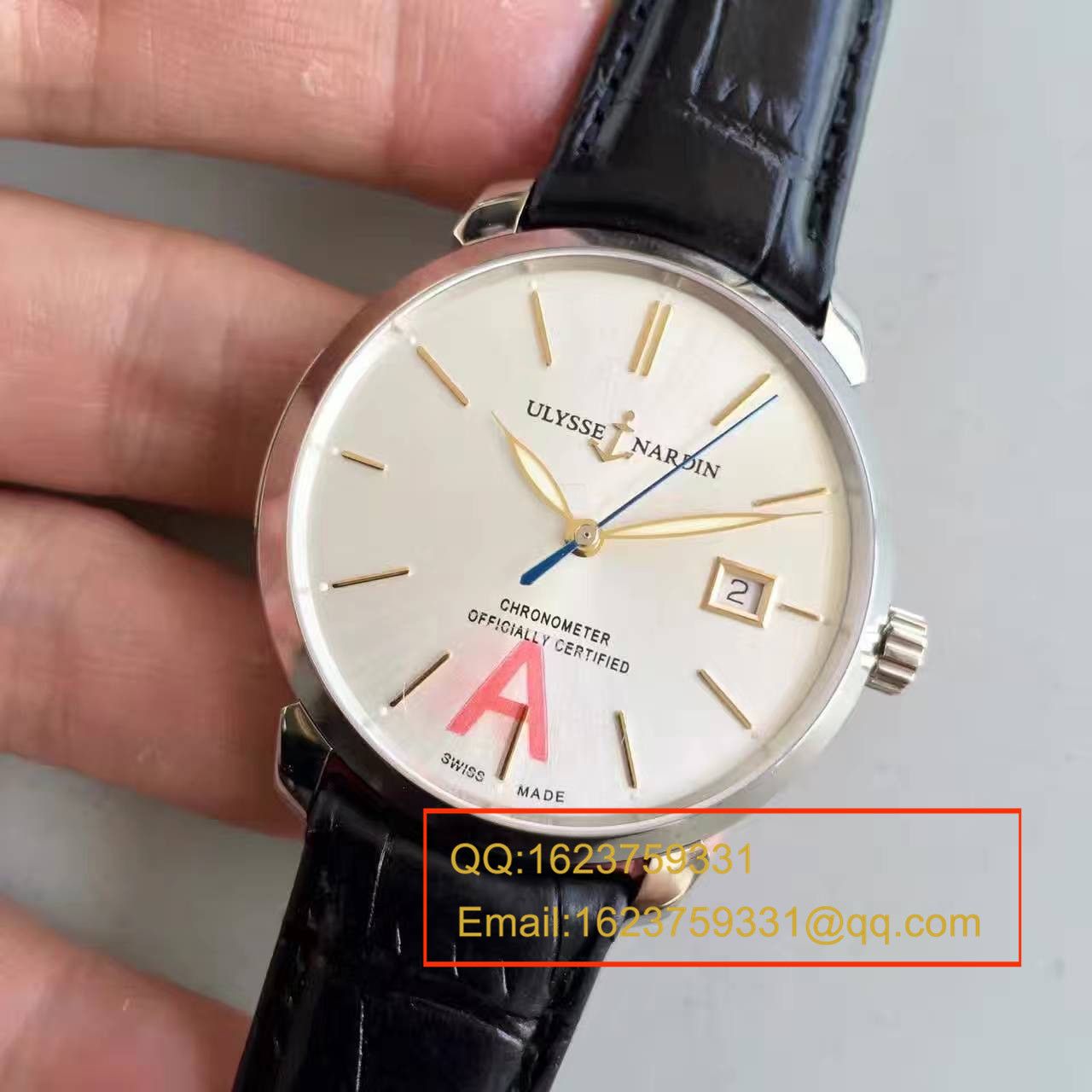 【FK Factory 1:1高仿手表】 Ulysse Nardin 鎏金系列8153-111-2/90 wrist watch  / YD004