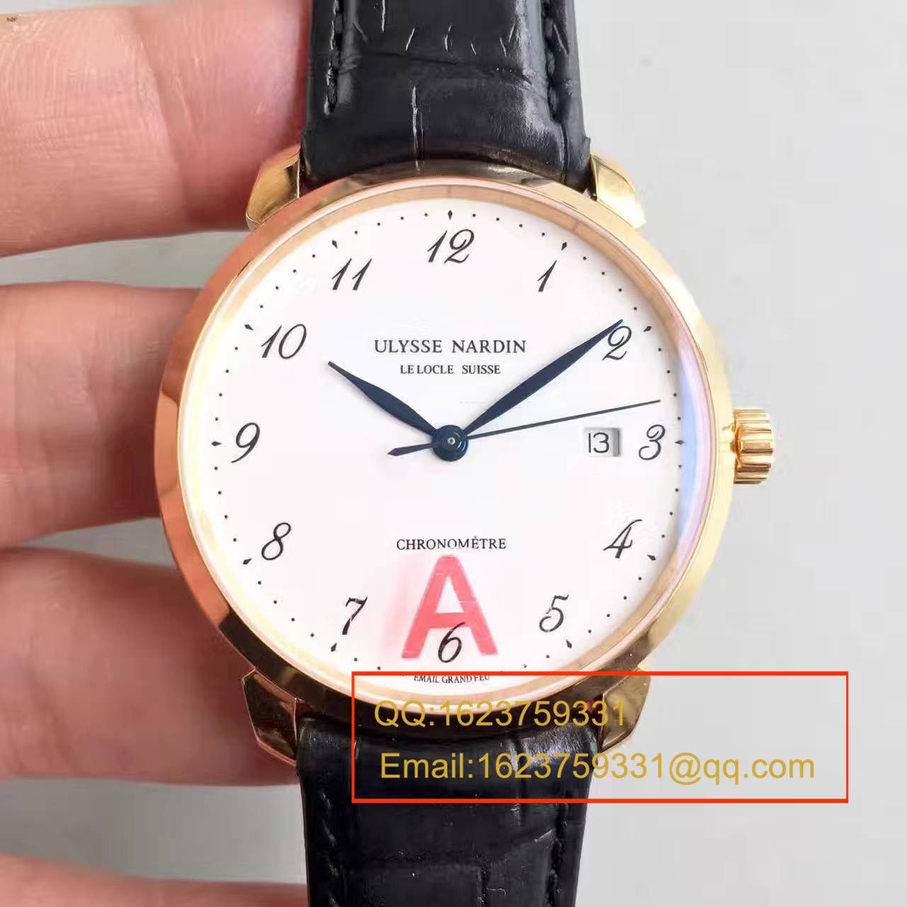 【FK一比一超A高仿手表】 Ulysse Nardin 经典系列8152-111-2/5GF wrist watch  / YD010