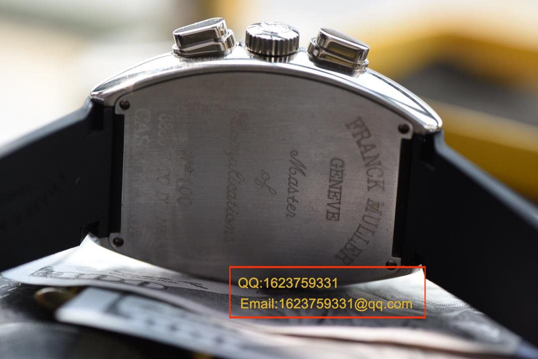 【 Video analysis V6 Factory 1:1超A精仿手表】法兰克.穆勒MEN'S COLLECTION系列8880 CC AT 白金 watchcase 黑色时标 wrist watch  / Franck MullerBEFL01