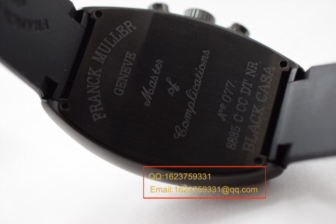 【V6 Factory 超A精仿手表】Franck MullerCASABLANCA系列8885 C CC DT NR 红色时标 wrist watch  / FL03