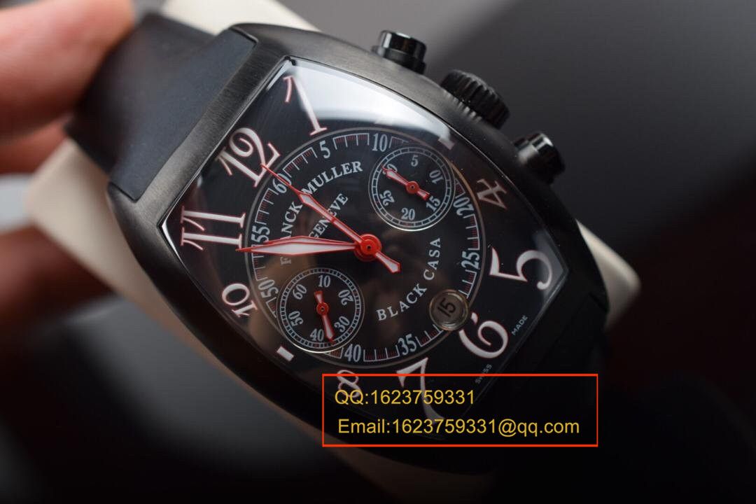 【V6 Factory 超A精仿手表】Franck MullerCASABLANCA系列8885 C CC DT NR 红色时标 wrist watch  / FL03