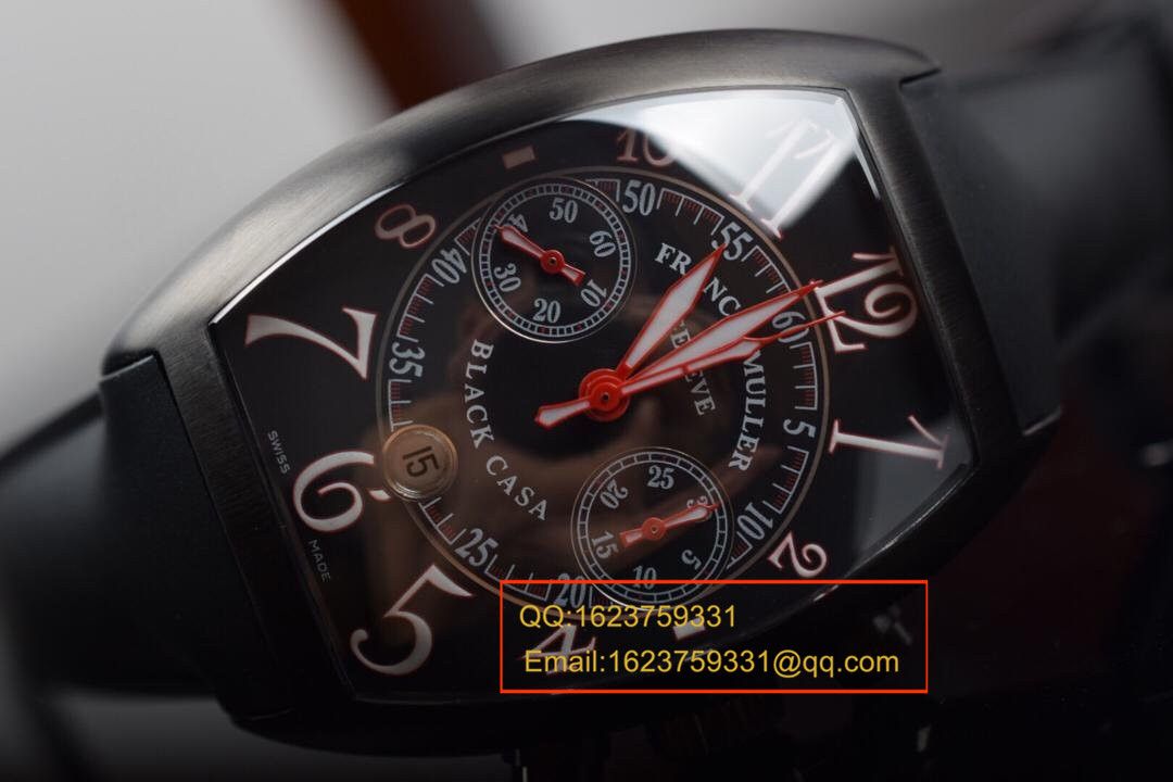 【V6 Factory 超A精仿手表】Franck MullerCASABLANCA系列8885 C CC DT NR 红色时标 wrist watch  / FL03