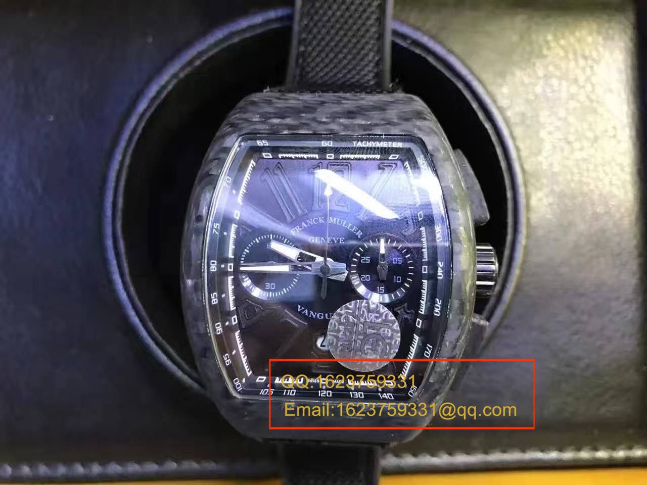 【 Video analysis LE一比一超A高仿手表】法兰克.穆勒Franck Muller NEW SARATOGE系列V 45 CC DT BLACK PXL wrist watch  / FL08
