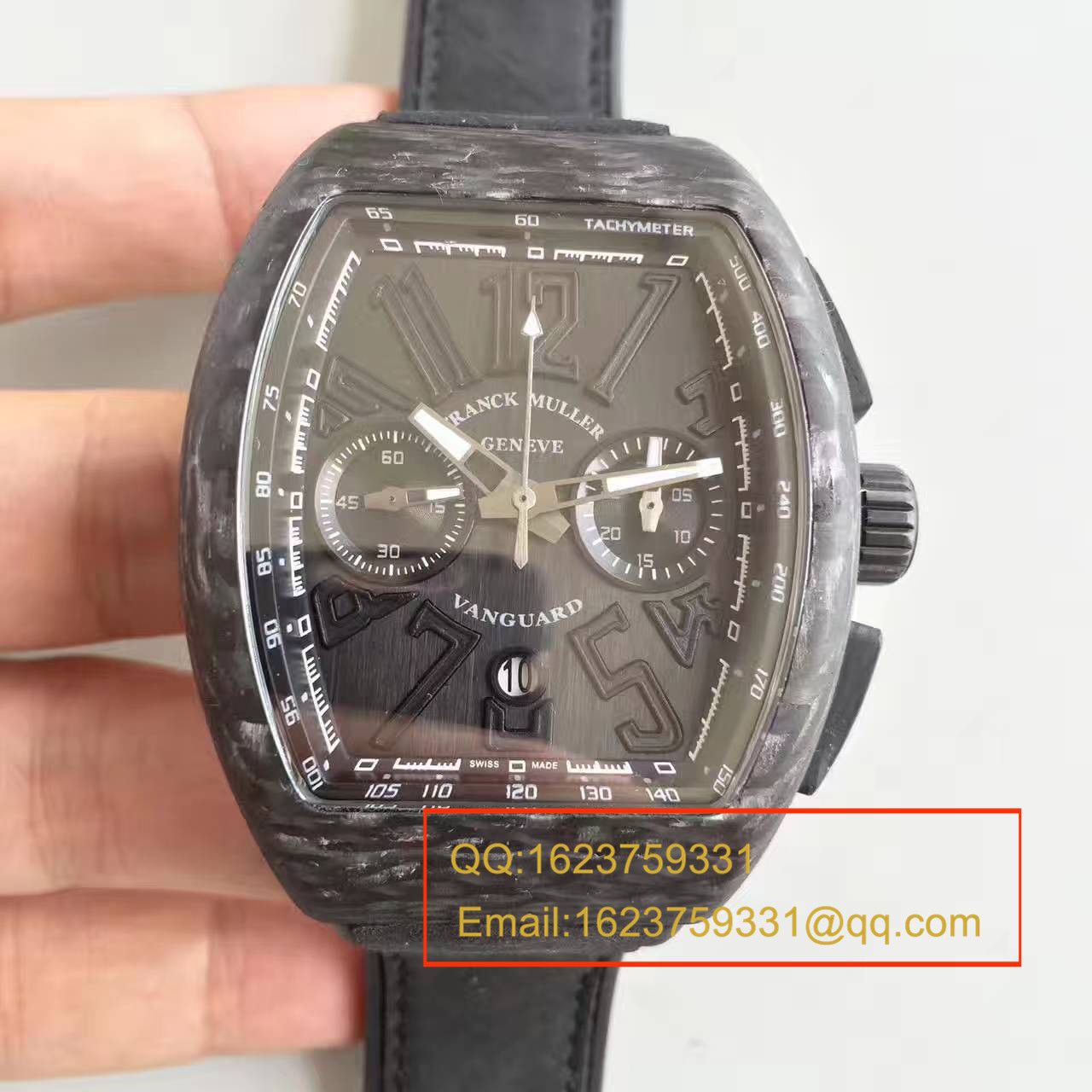 【 Video analysis LE一比一超A高仿手表】法兰克.穆勒Franck Muller NEW SARATOGE系列V 45 CC DT BLACK PXL wrist watch  / FL08