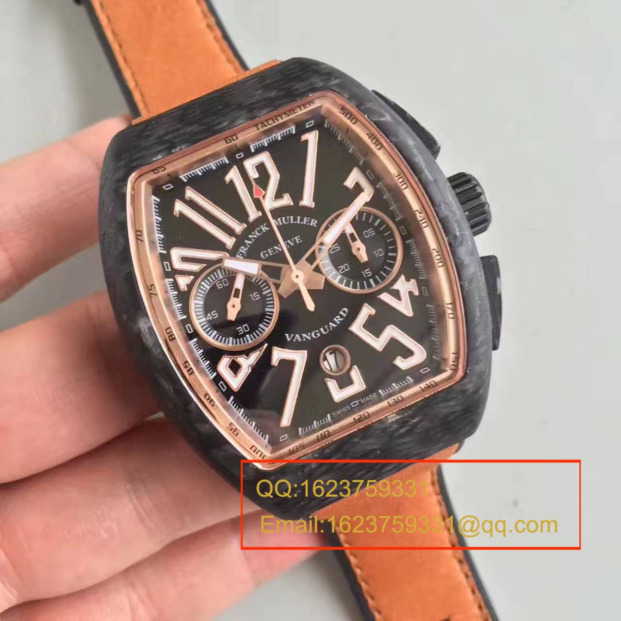 【LE一比一超A高仿手表】 Franck Muller MEN'S COLLECTION系列V45 CC DT TT NR BR 5N wrist watch  / CAFL018