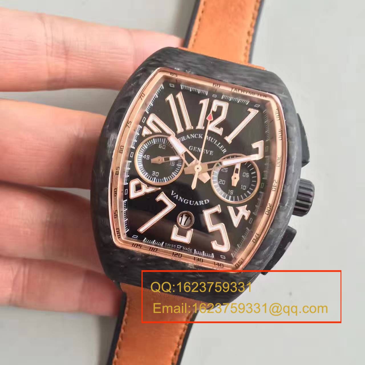 【LE一比一超A高仿手表】 Franck Muller MEN'S COLLECTION系列V45 CC DT TT NR BR 5N wrist watch  / CAFL018