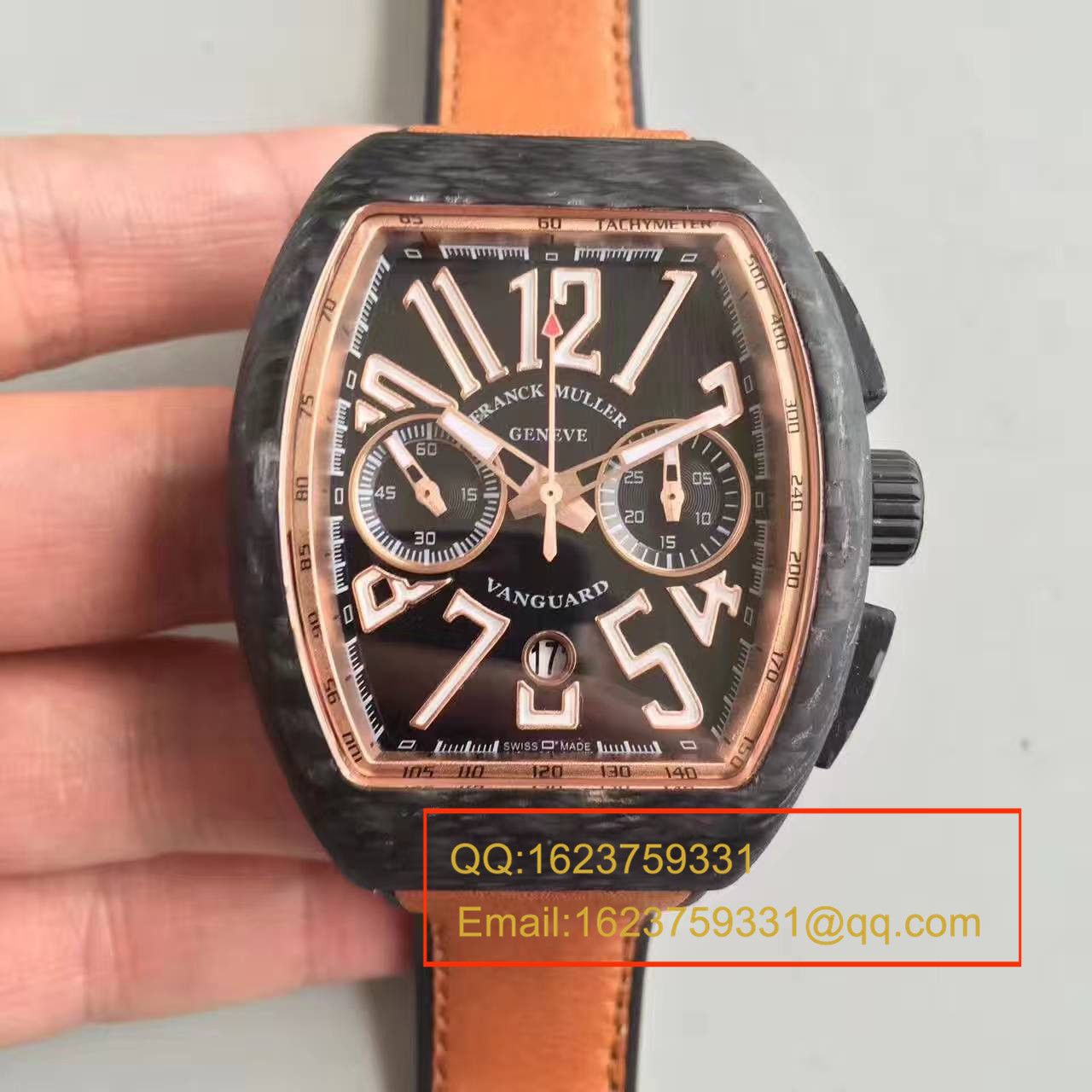 【LE一比一超A高仿手表】 Franck Muller MEN'S COLLECTION系列V45 CC DT TT NR BR 5N wrist watch  / CAFL018