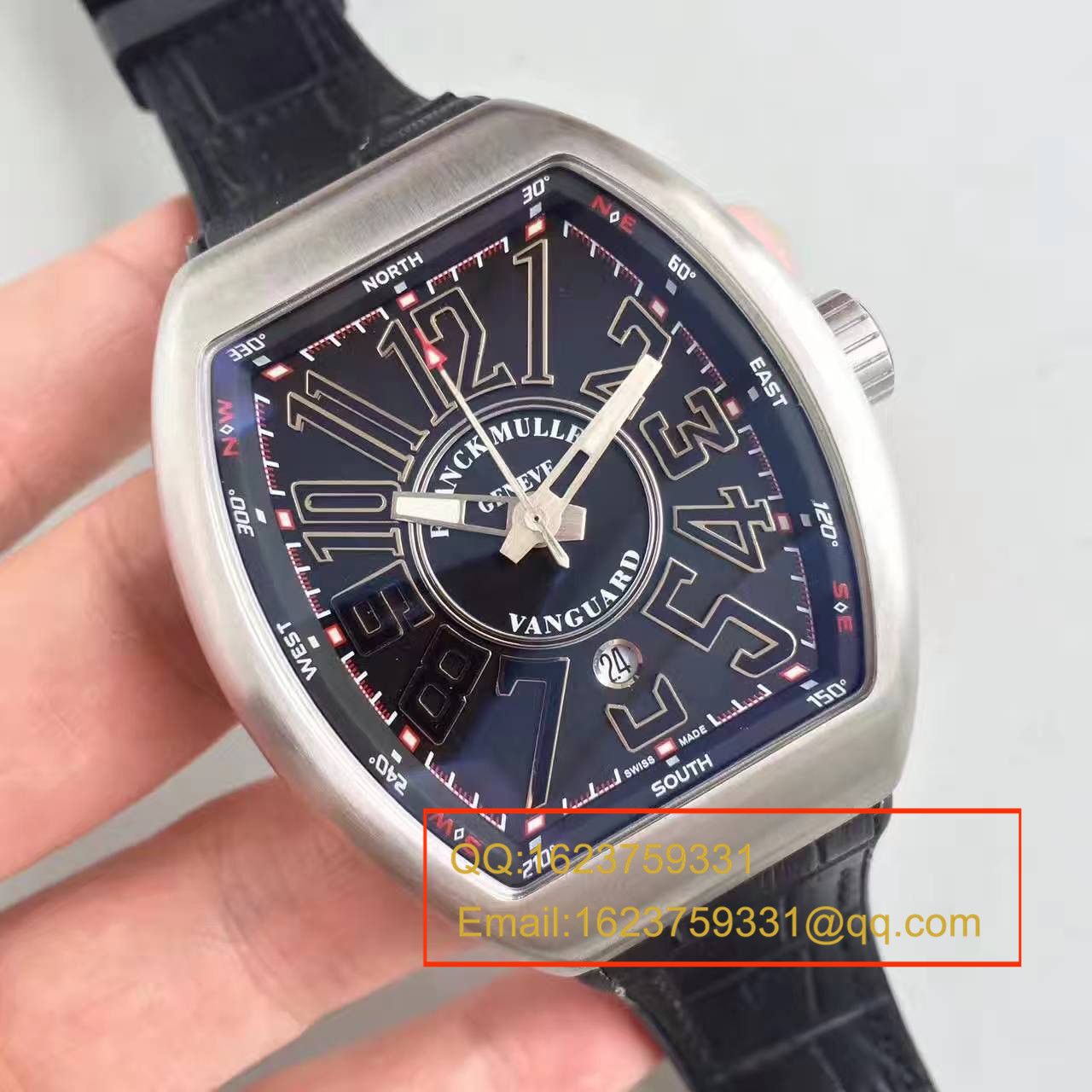 【FM一比一超A高仿手表】法兰克.穆勒VANGUARD系列V 45 SC DT wrist watch  / FL019