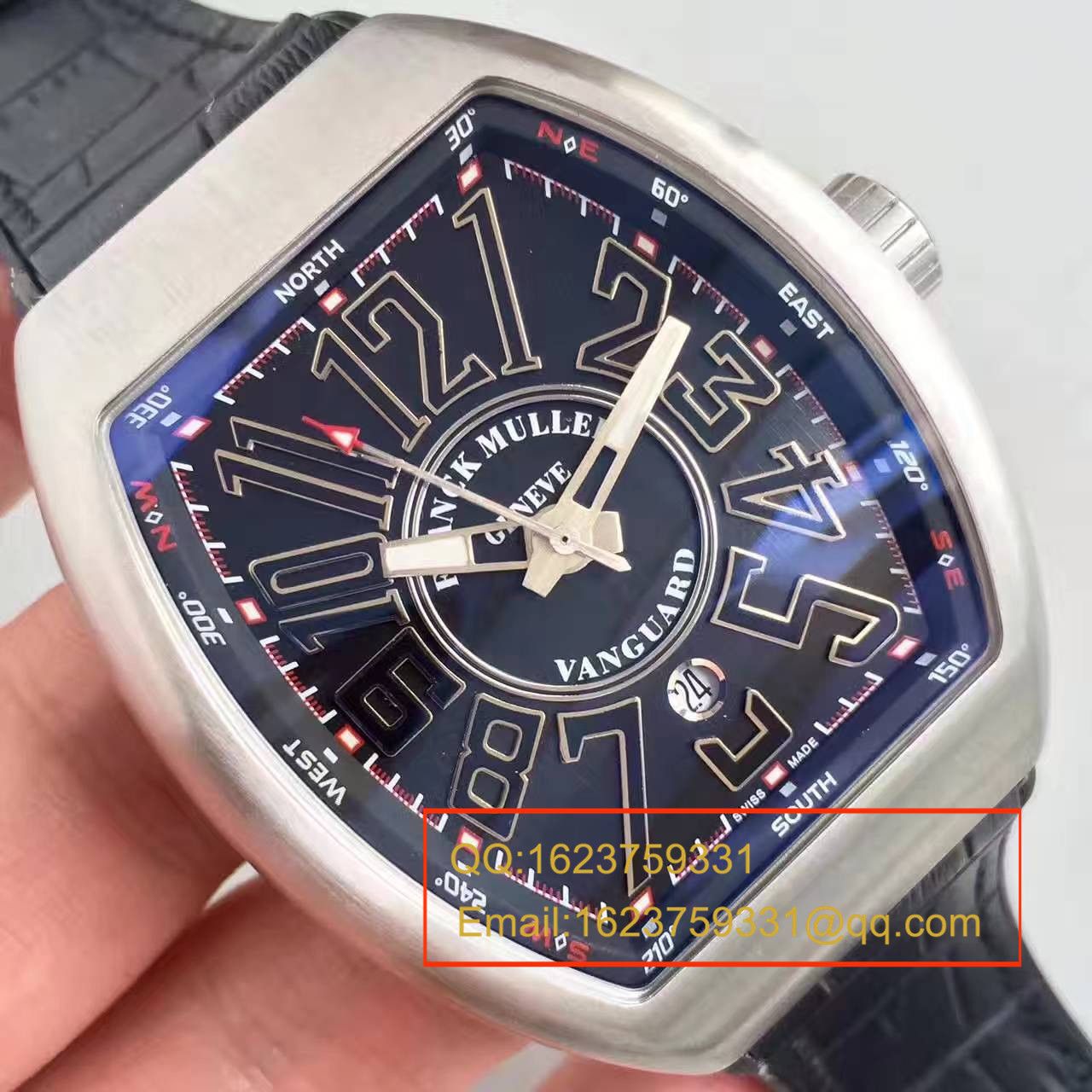 【FM一比一超A高仿手表】法兰克.穆勒VANGUARD系列V 45 SC DT wrist watch  / FL019