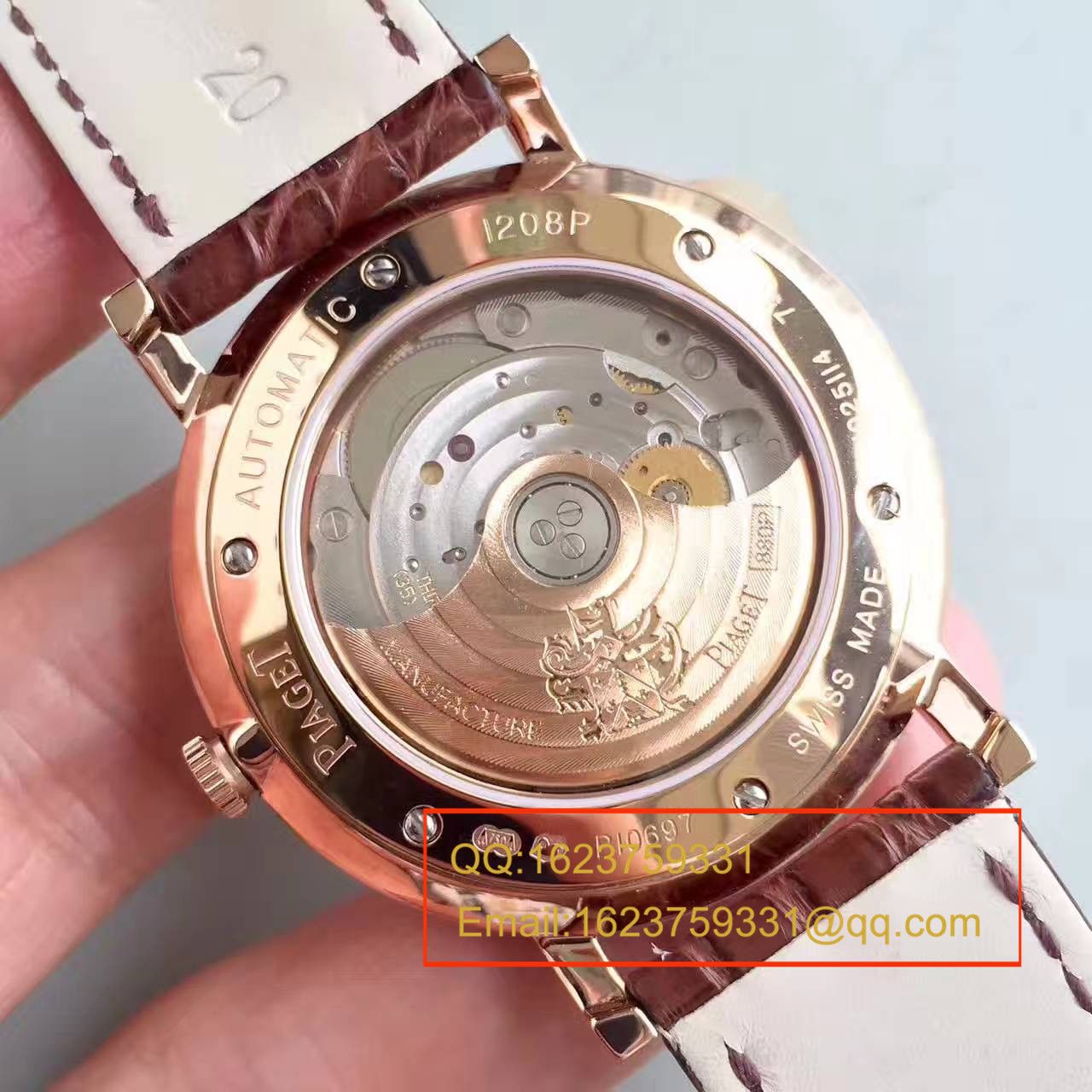 【台湾 Factory 1:1复刻高仿手表】 Piaget ALTIPLANO系列G0A31114 wrist watch  / PT007