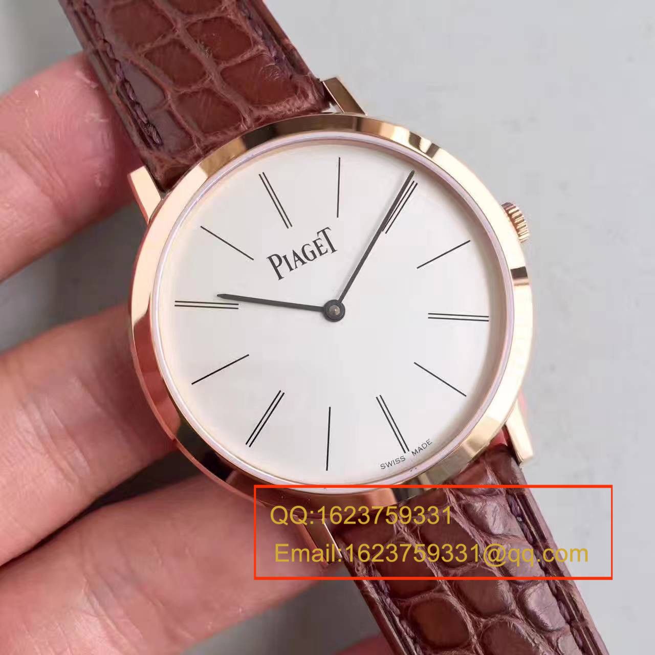 【台湾 Factory 1:1复刻高仿手表】 Piaget ALTIPLANO系列G0A31114 wrist watch  / PT007