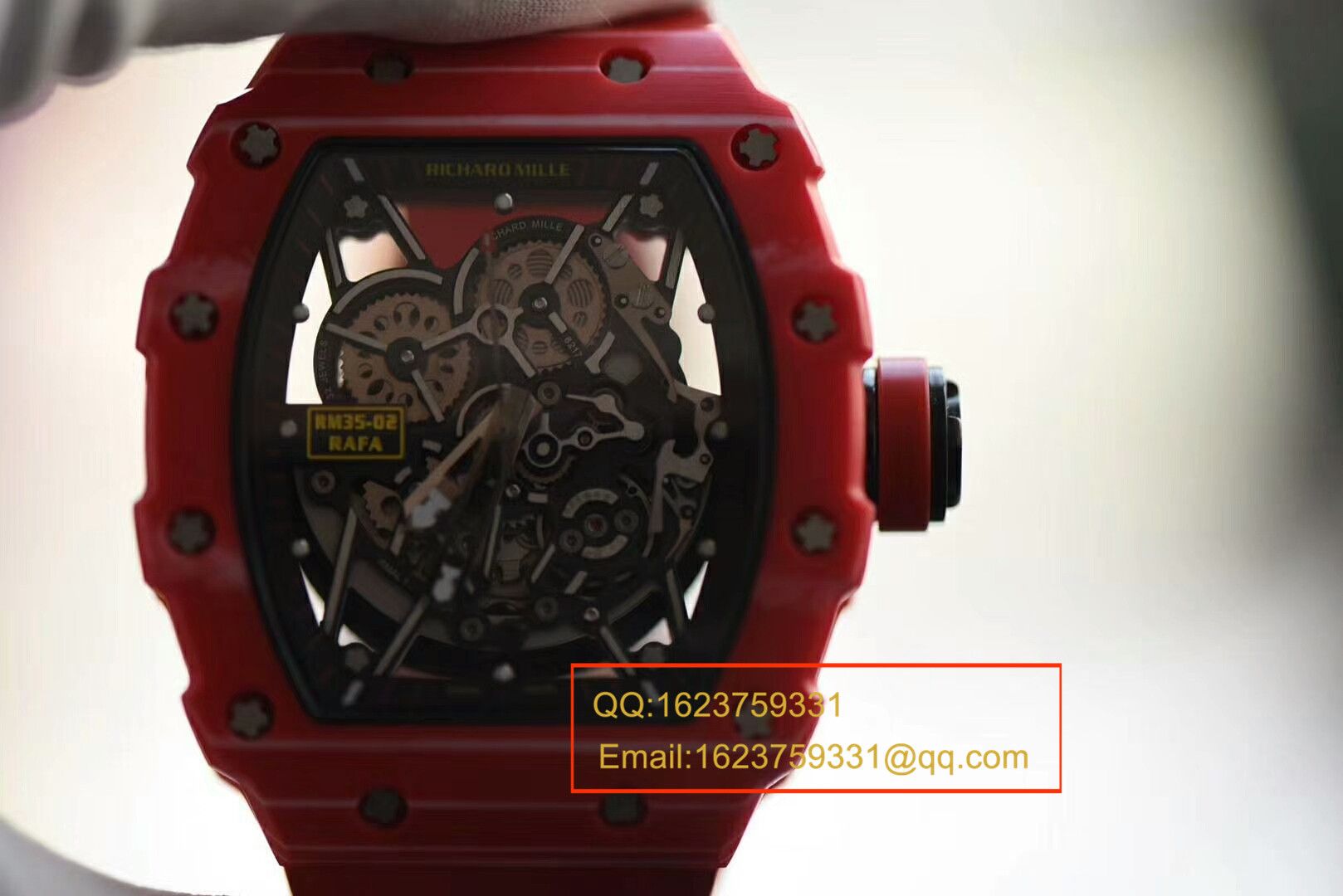 【 Video analysis KV一比一超A高仿手表】RICHARD MILLERICHARD MILLE 男士系列红蜘蛛～RM035-02 / RMBF35-02
