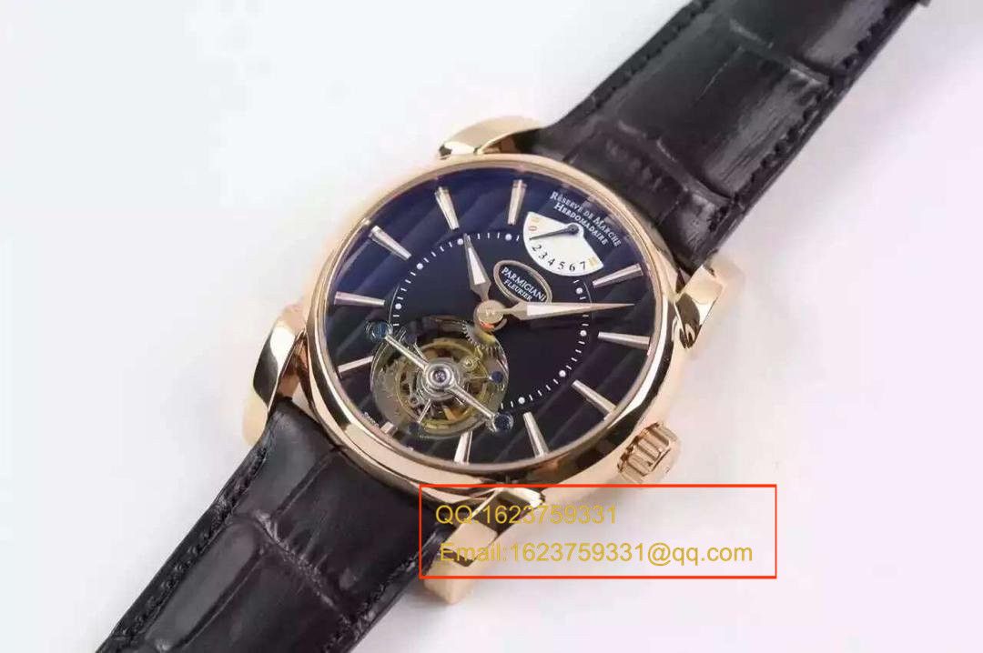 【BM一比一超A高仿手表】 Parmigiani T0URBlLL0N TONDA 42 Y0URBlLL0N系列真飞轮(型号PF600695)  / PMDE016