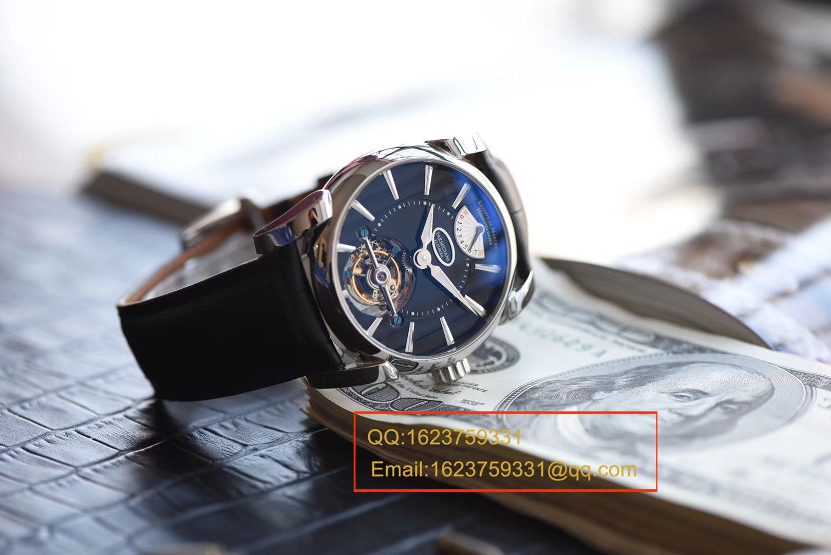 【BM一比一超A高仿手表】 Parmigiani T0URBlLL0N TONDA 42 Y0URBlLL0N系列真飞轮(型号PF600695)  / PMDE016