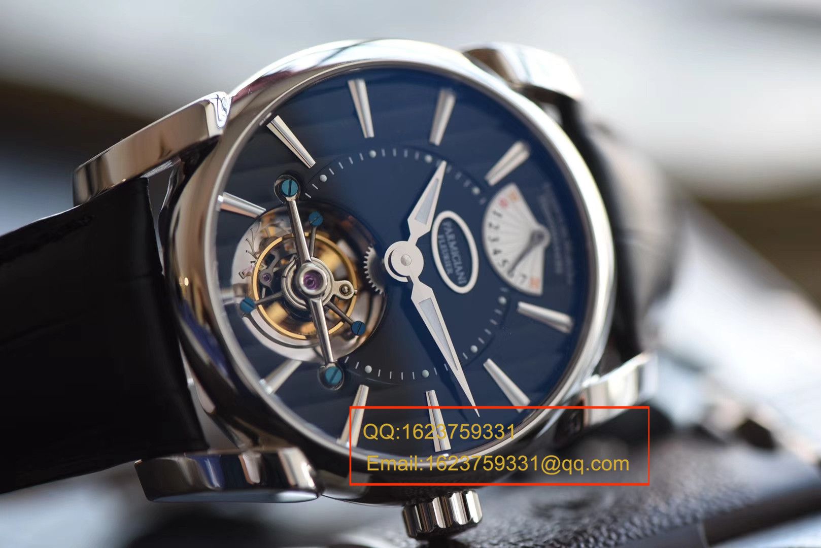 【BM一比一超A高仿手表】 Parmigiani T0URBlLL0N TONDA 42 Y0URBlLL0N系列真飞轮(型号PF600695)  / PMDE016