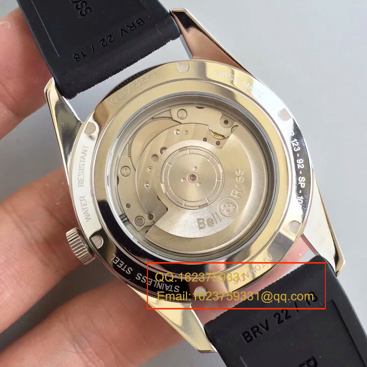 【BM1:1 top 精高仿手表】 Bell & Ross VINTAGE 系列BR 123 SPORT HERITAGE wrist watch 《正皮 watchband  》 / BLS009