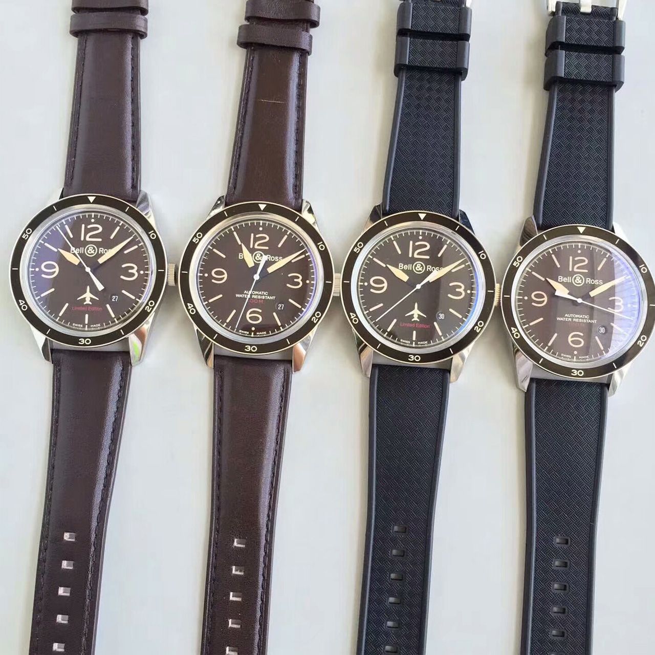 【BM1:1 top 精高仿手表】 Bell & Ross VINTAGE 系列BR 123 SPORT HERITAGE wrist watch 《正皮 watchband  》 / BLS009