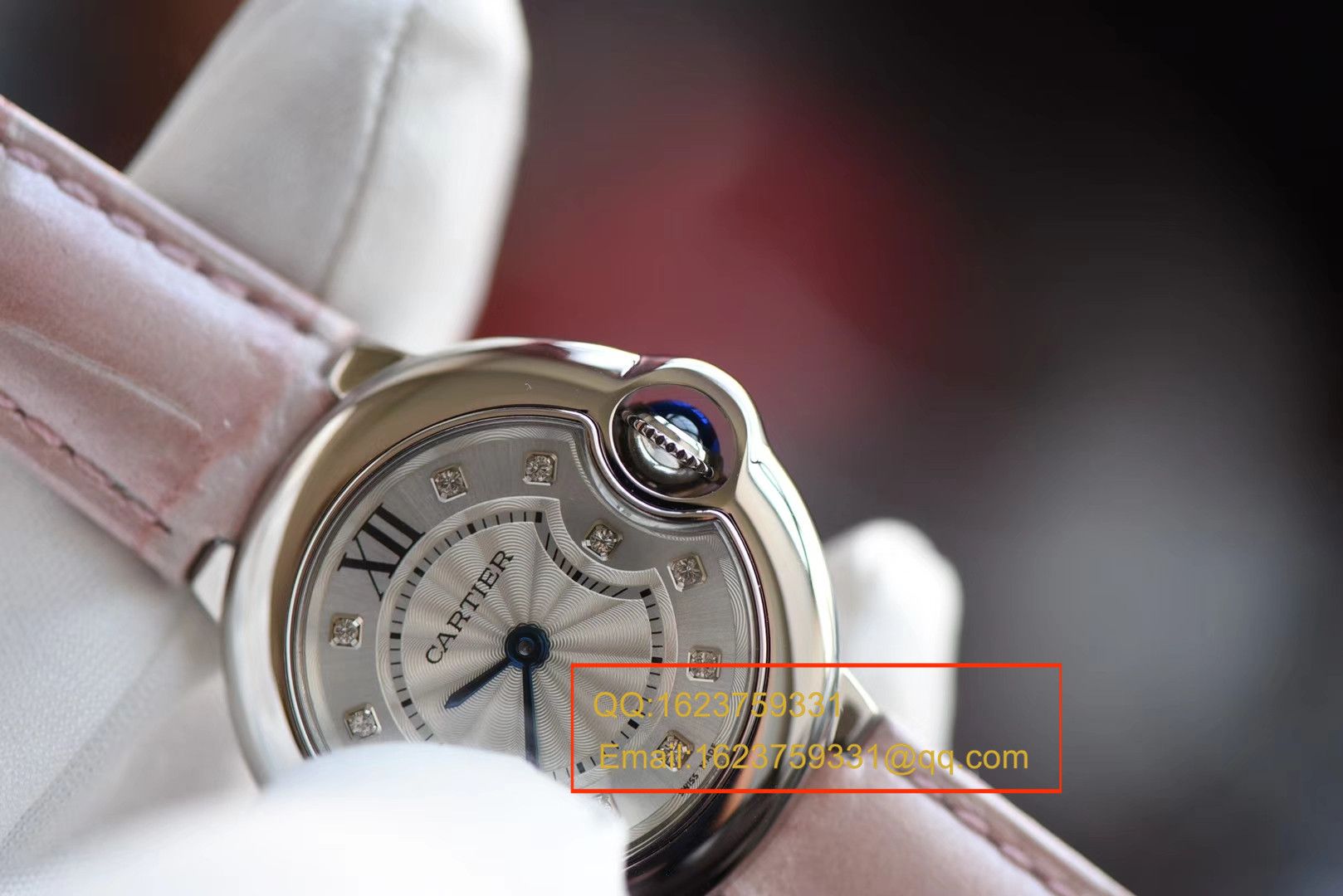 【V6一比一超A高仿手表】 Cartier  蓝气球系列小号蓝气球28毫米石英女士 wrist watch W4BB0008 / K133