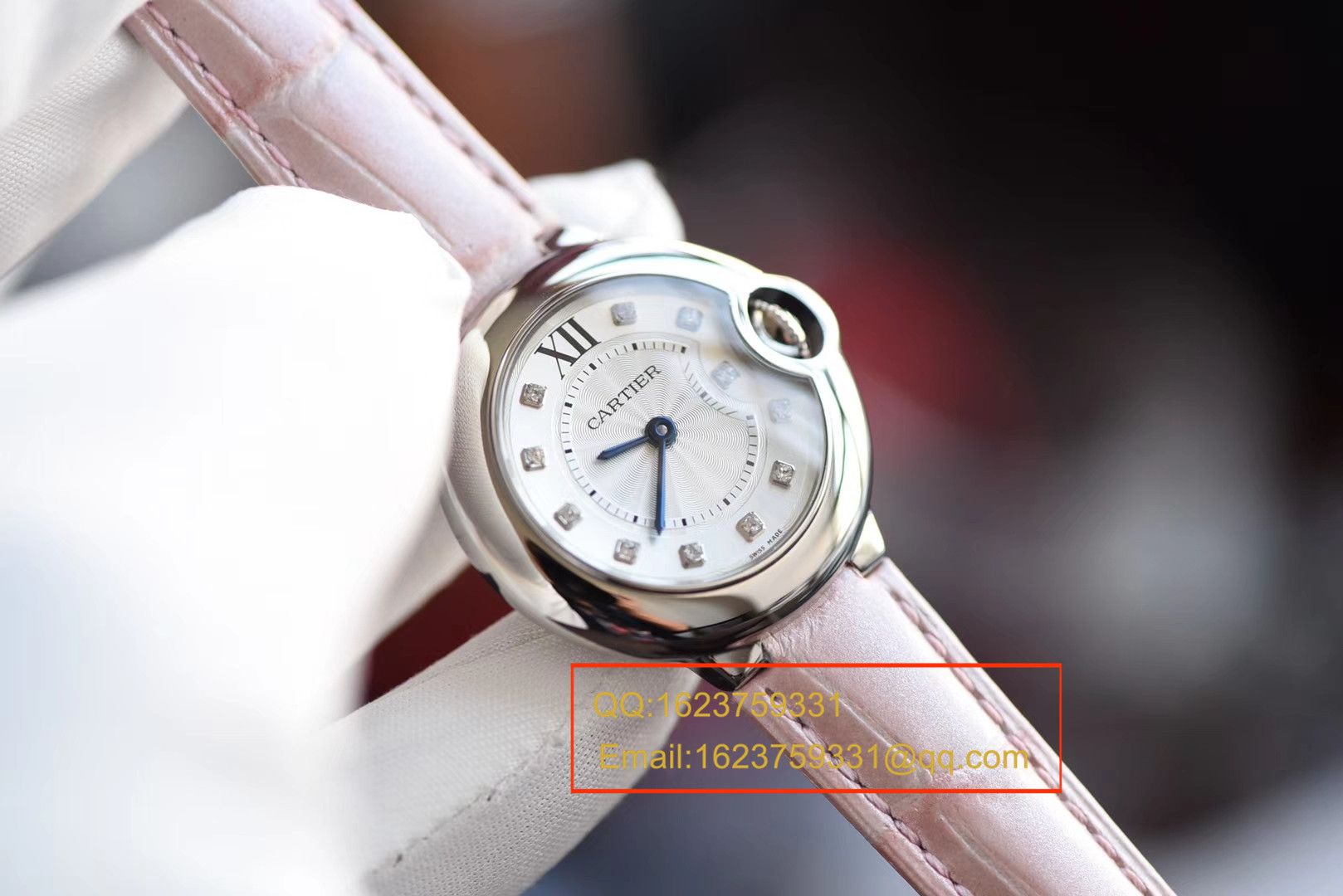 【V6一比一超A高仿手表】 Cartier  蓝气球系列小号蓝气球28毫米石英女士 wrist watch W4BB0008 / K133
