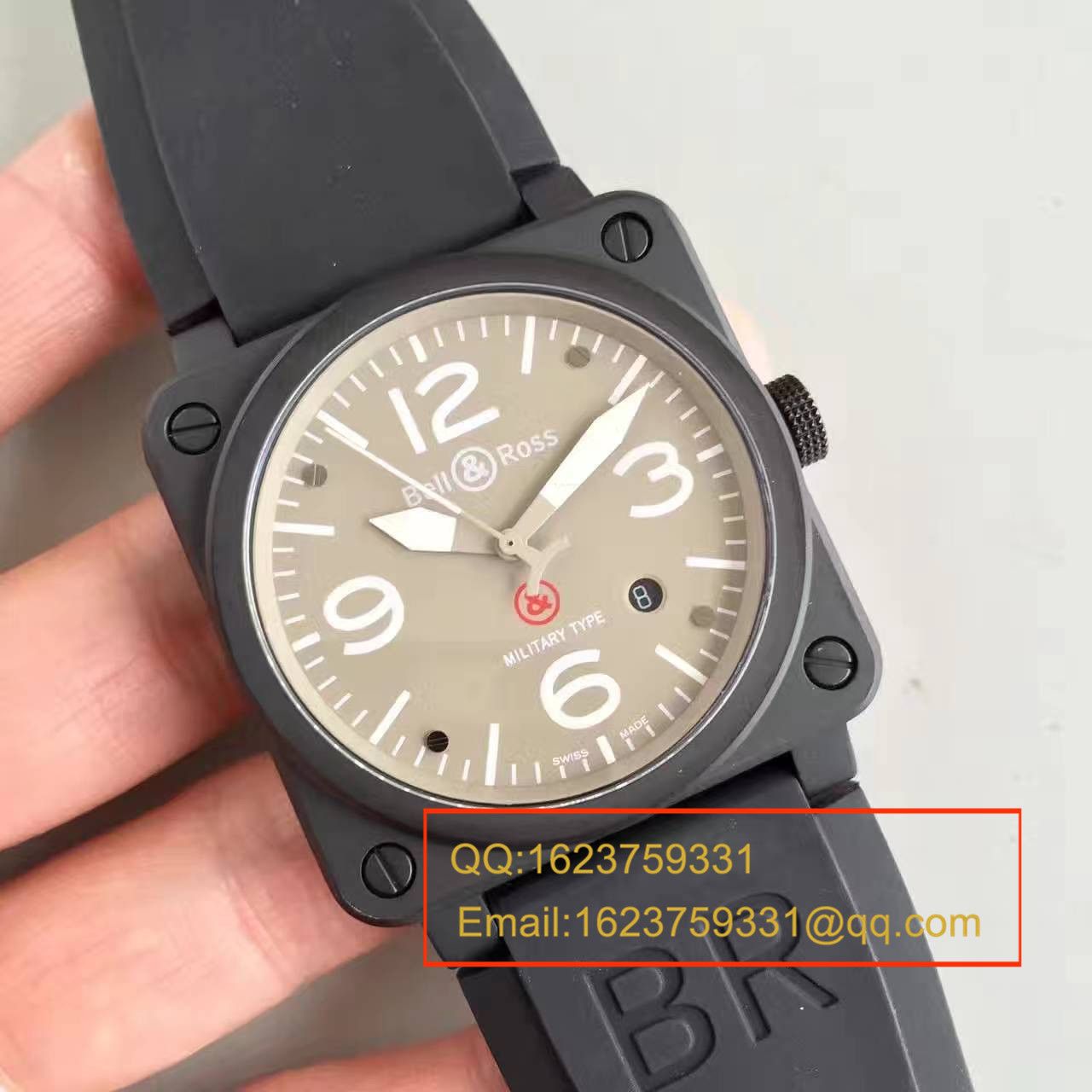 【BR Factory 一比一复刻瑞士精仿手表】 Bell & Ross AVIATION系列BR 03-92 DESERT TYPE wrist watch  /  BLSAI008