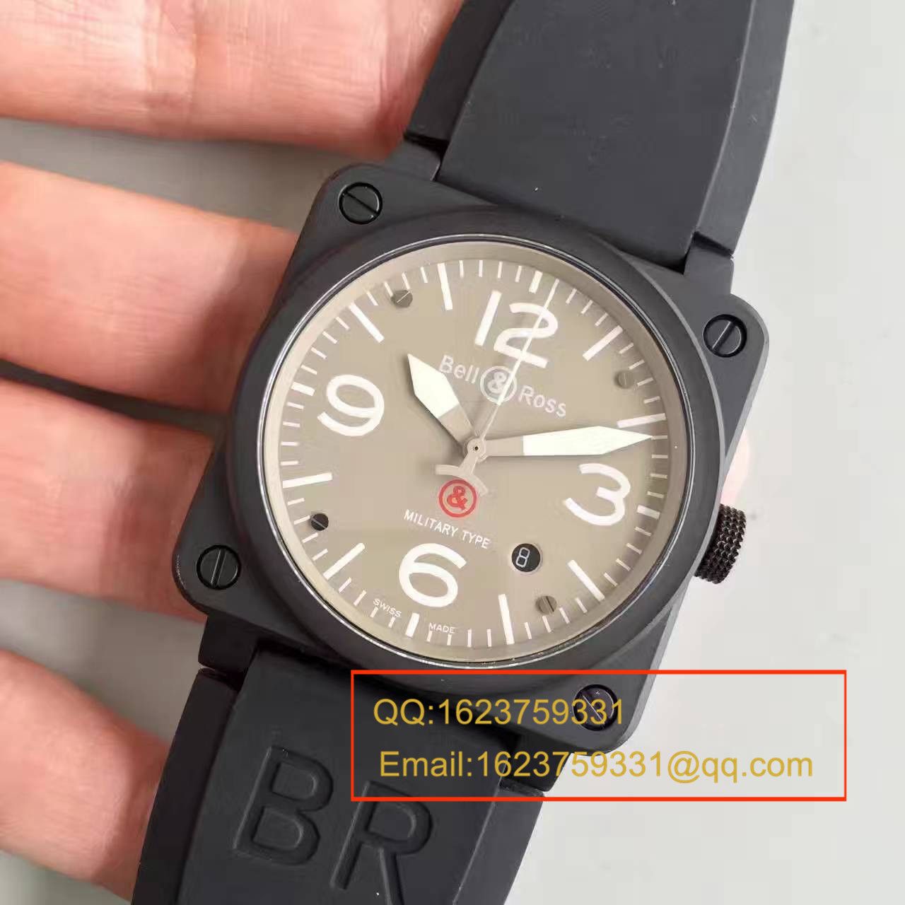 【BR Factory 一比一复刻瑞士精仿手表】 Bell & Ross AVIATION系列BR 03-92 DESERT TYPE wrist watch  /  BLSAI008