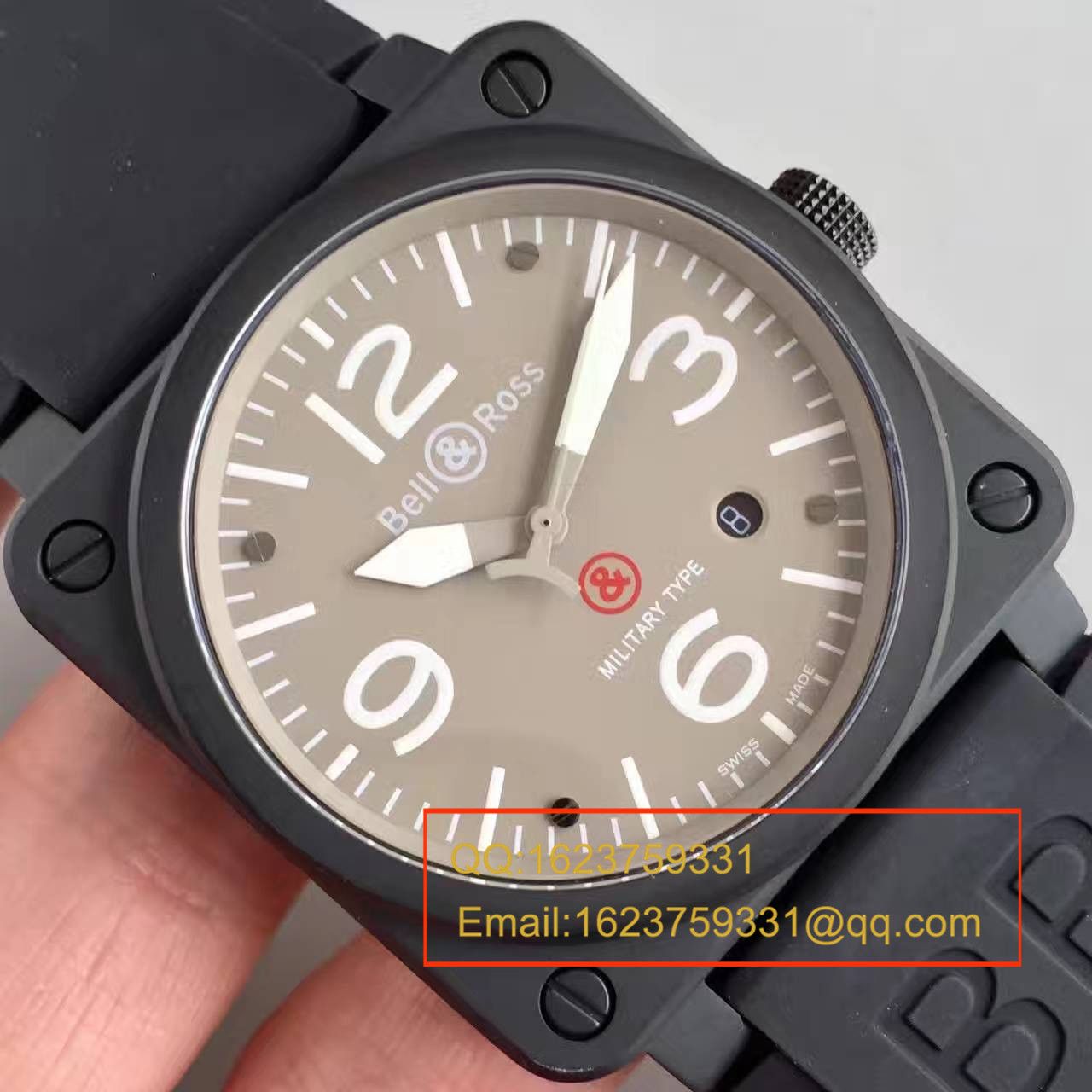 【BR Factory 一比一复刻瑞士精仿手表】 Bell & Ross AVIATION系列BR 03-92 DESERT TYPE wrist watch  /  BLSAI008