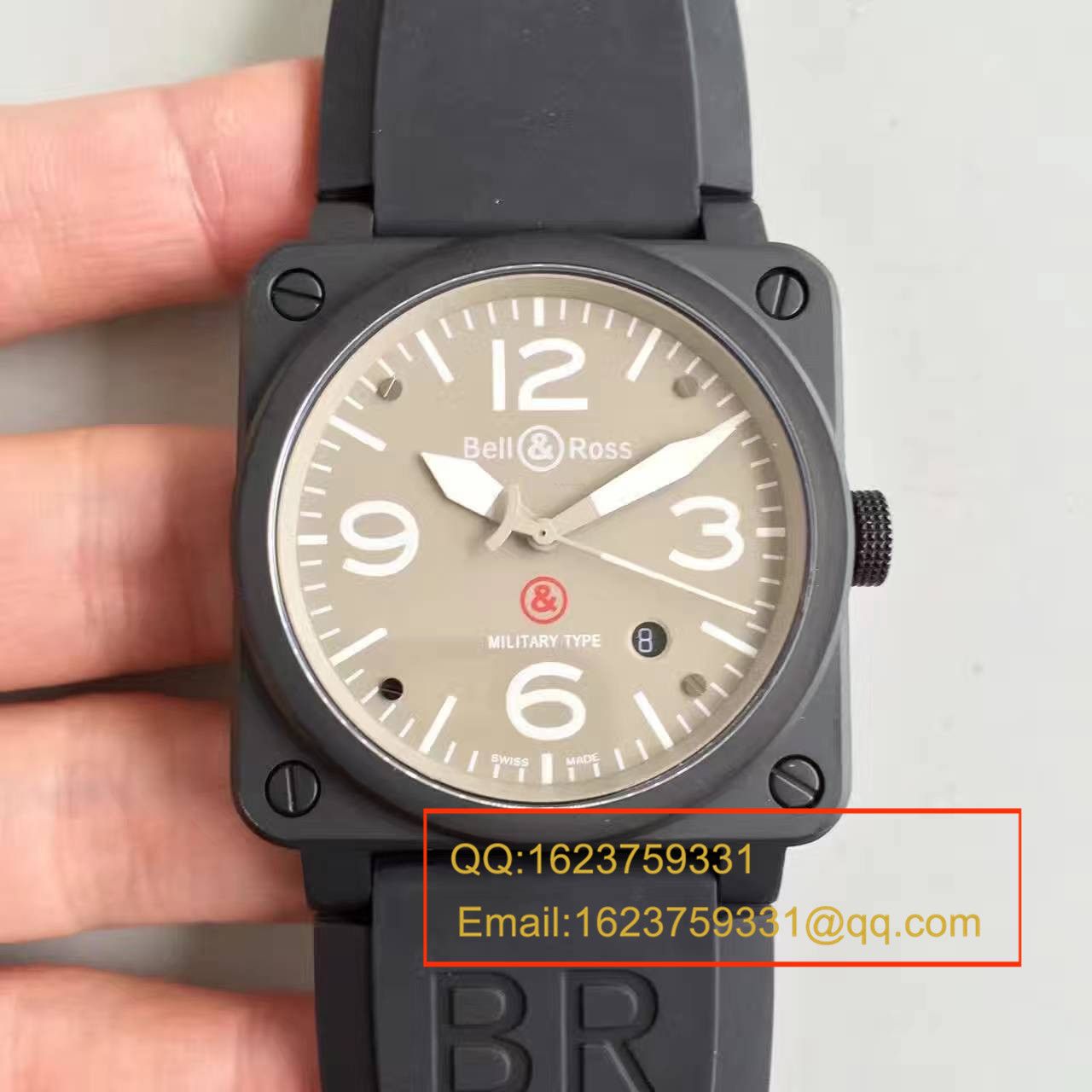 【BR Factory 一比一复刻瑞士精仿手表】 Bell & Ross AVIATION系列BR 03-92 DESERT TYPE wrist watch  /  BLSAI008