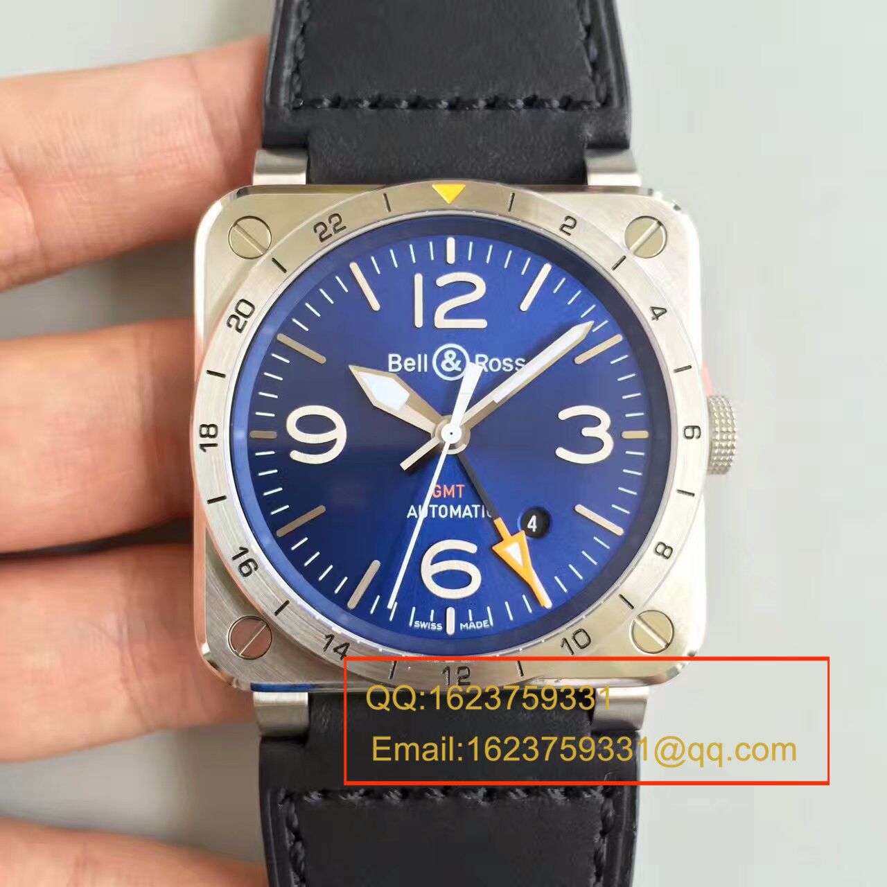 【BR Factory 一比一超A高仿手表】 Bell & Ross AVIATION系列BR 03-93 GMT wrist watch  / BLBA014