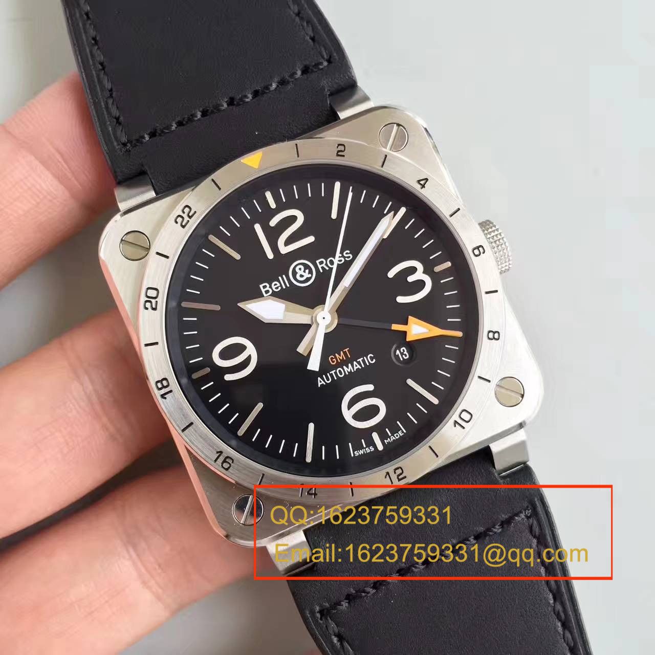 【BR Factory 一比一超A高仿手表】 Bell & Ross AVIATION系列BR 03-93 GMT wrist watch  / BLBA014