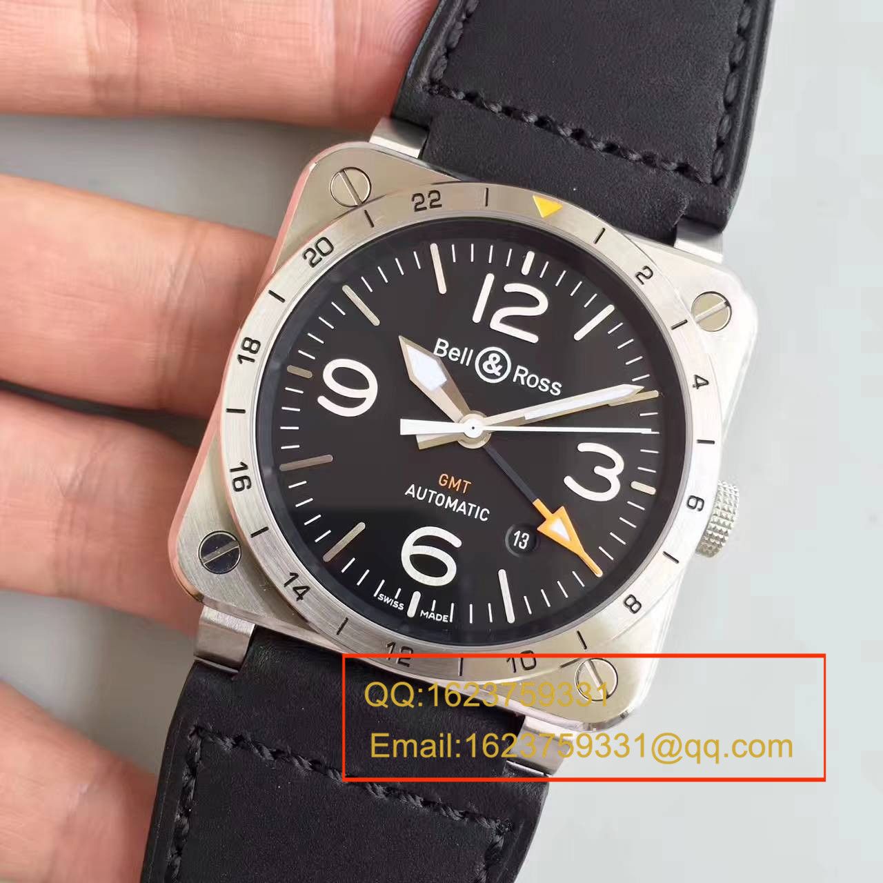 【BR Factory 一比一超A高仿手表】 Bell & Ross AVIATION系列BR 03-93 GMT wrist watch  / BLBA014