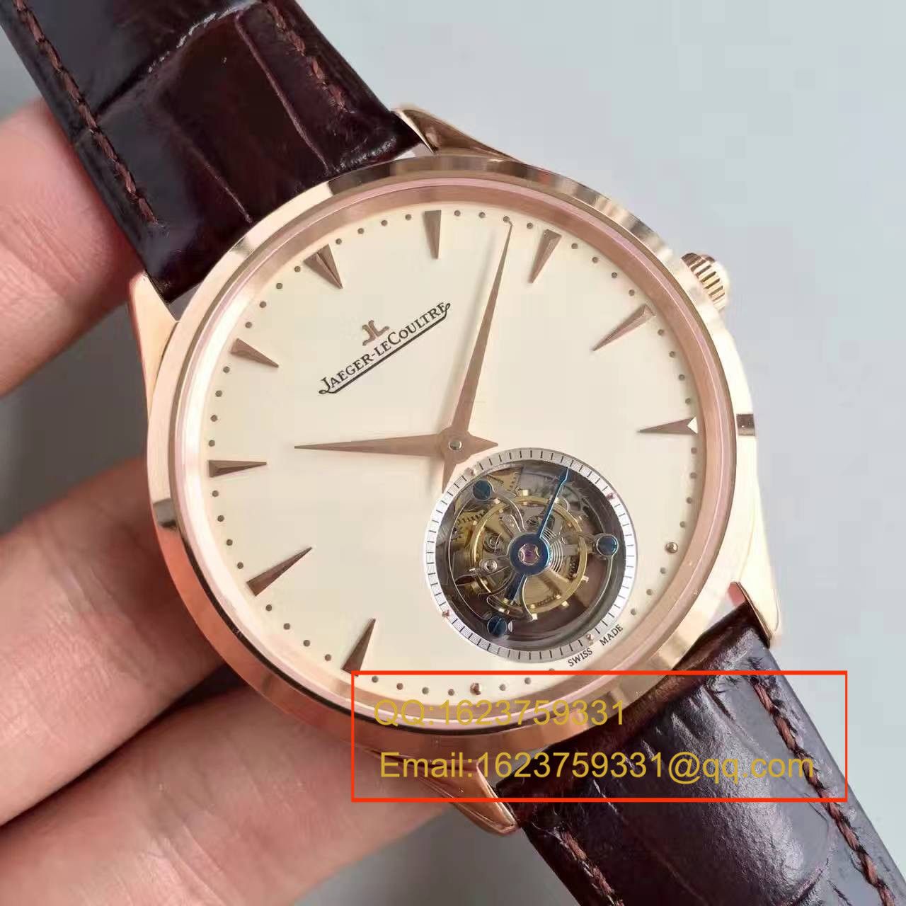 【LH一比一超A高仿手表】 Jaeger-LeCoultre Master超薄大师系列Q1322410自动 Tourbillon  wrist watch  / JJ077
