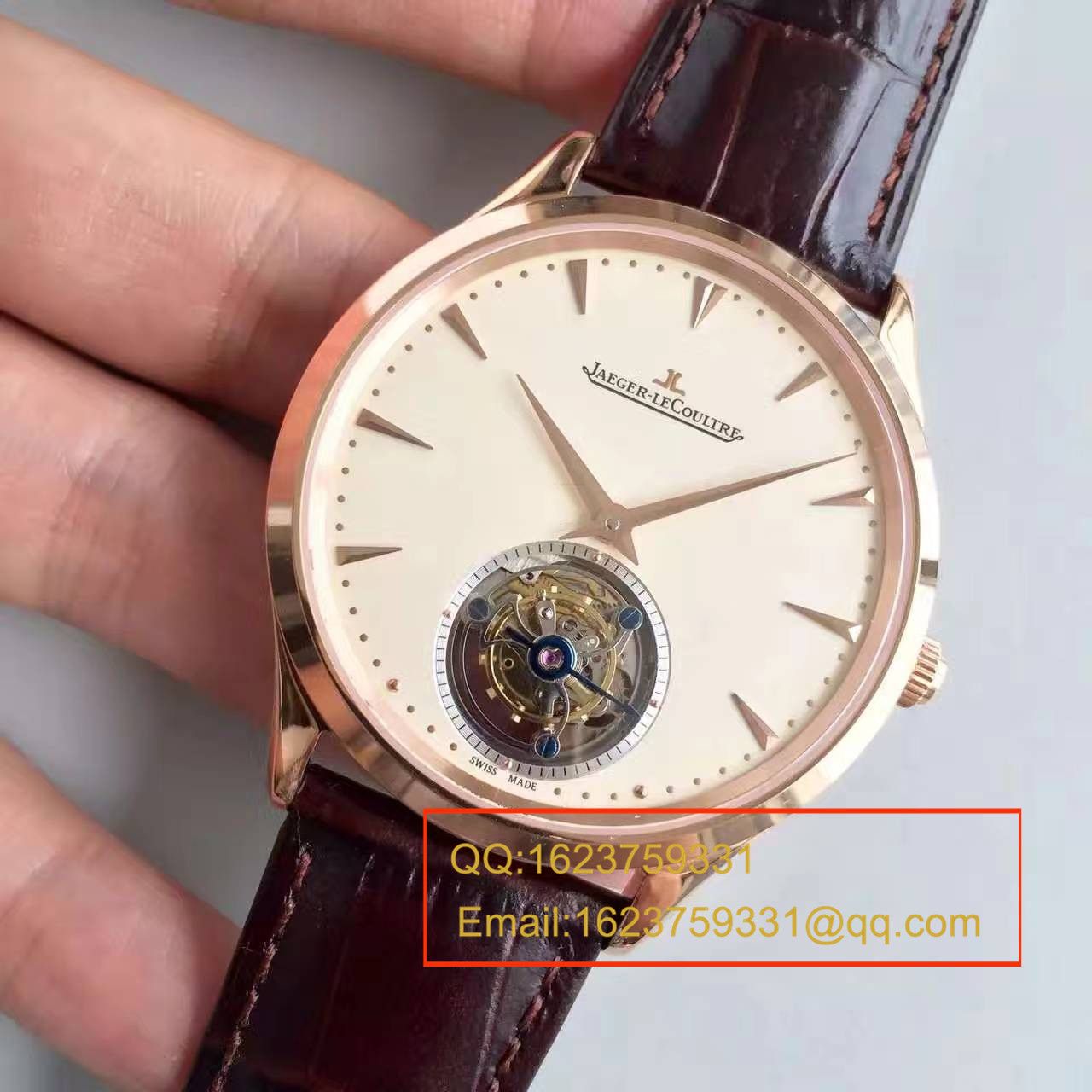 【LH一比一超A高仿手表】 Jaeger-LeCoultre Master超薄大师系列Q1322410自动 Tourbillon  wrist watch  / JJ077