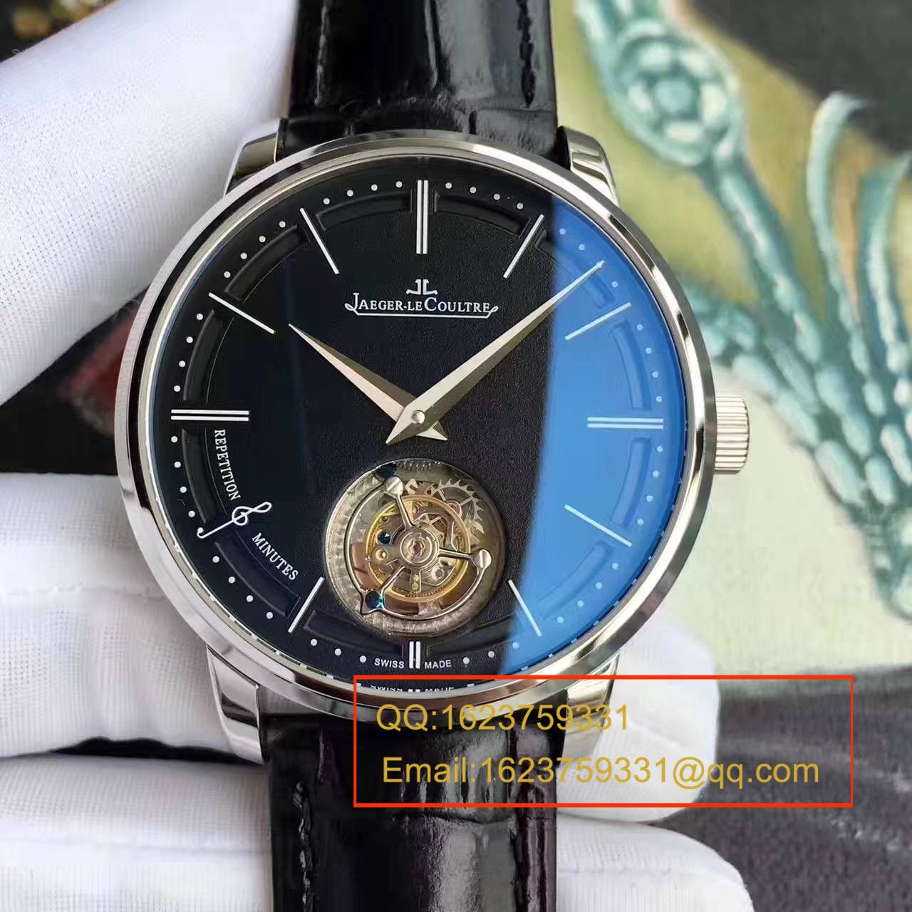 【TF Factory 1:1超A精仿手表】 Jaeger-LeCoultre 大师系列自动 Tourbillon Q1313520 wrist watch  / JJ075
