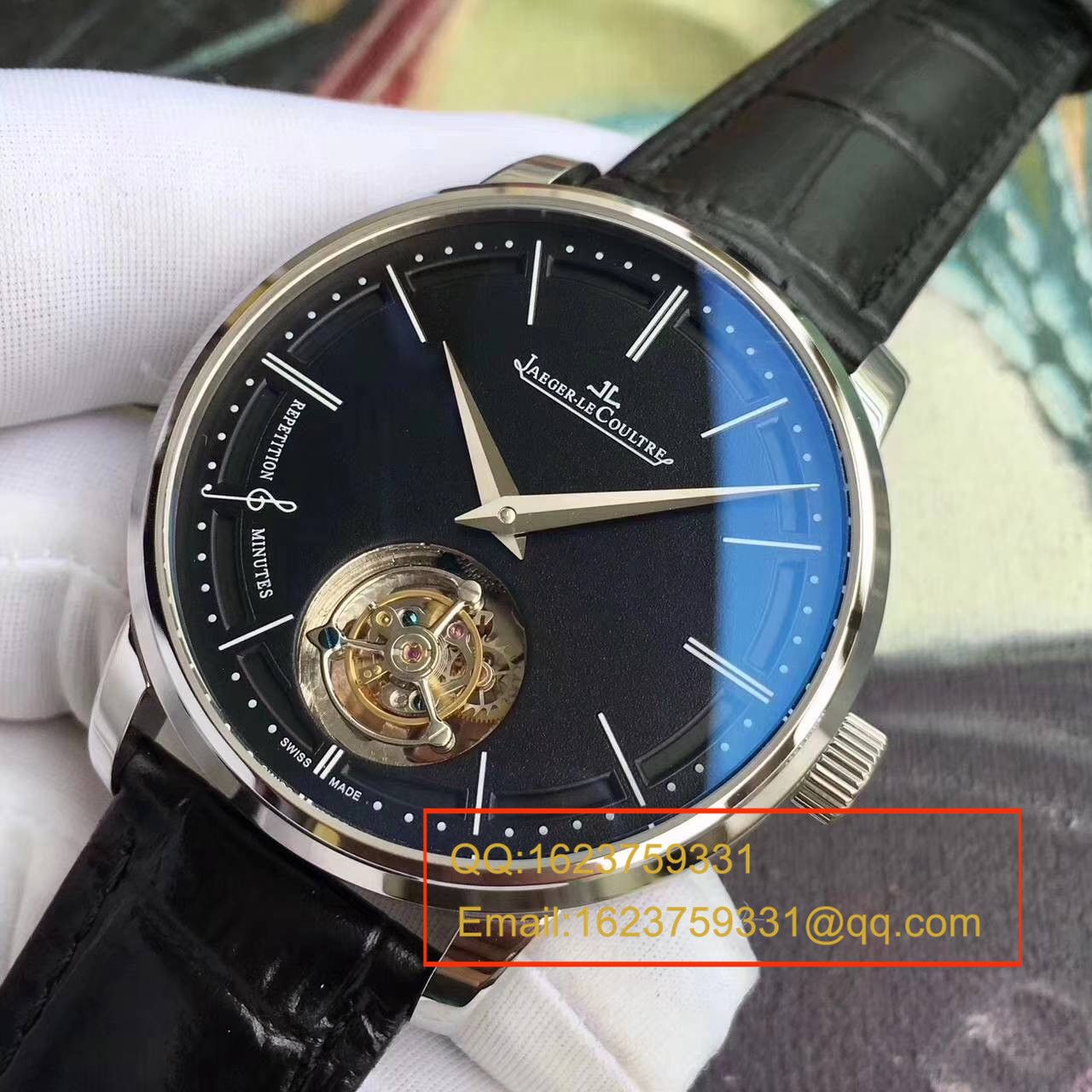 【TF Factory 1:1超A精仿手表】 Jaeger-LeCoultre 大师系列自动 Tourbillon Q1313520 wrist watch  / JJ075