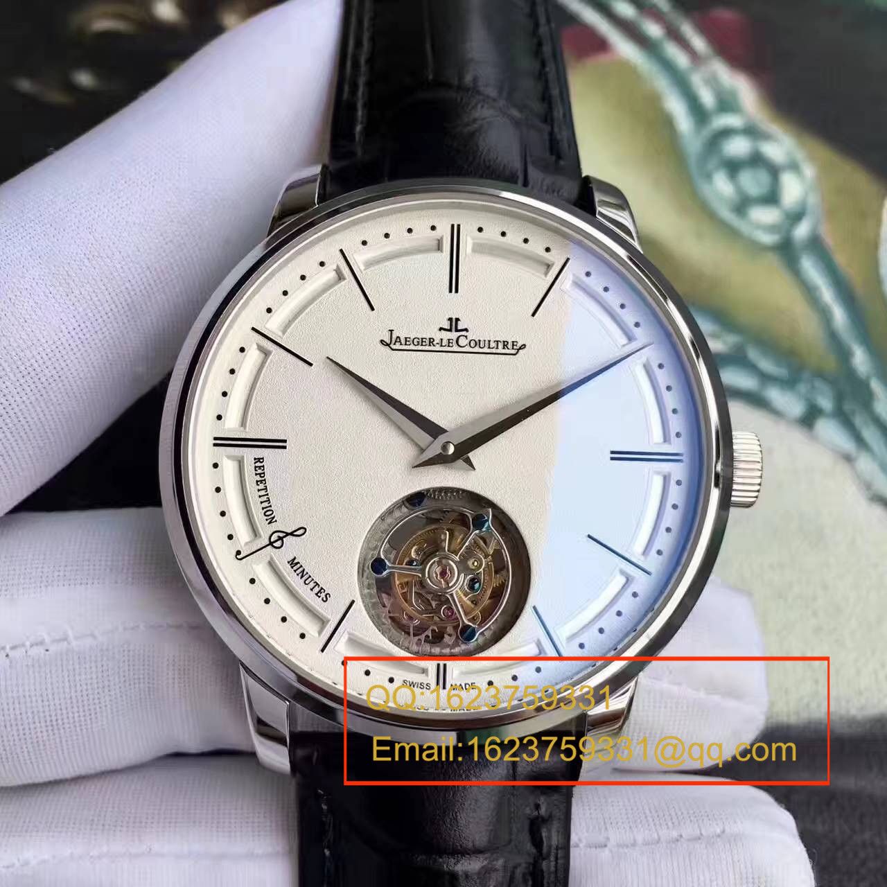 【TF Factory 1:1超A精仿手表】 Jaeger-LeCoultre 大师系列自动 Tourbillon Q1313520 wrist watch  / JJ075