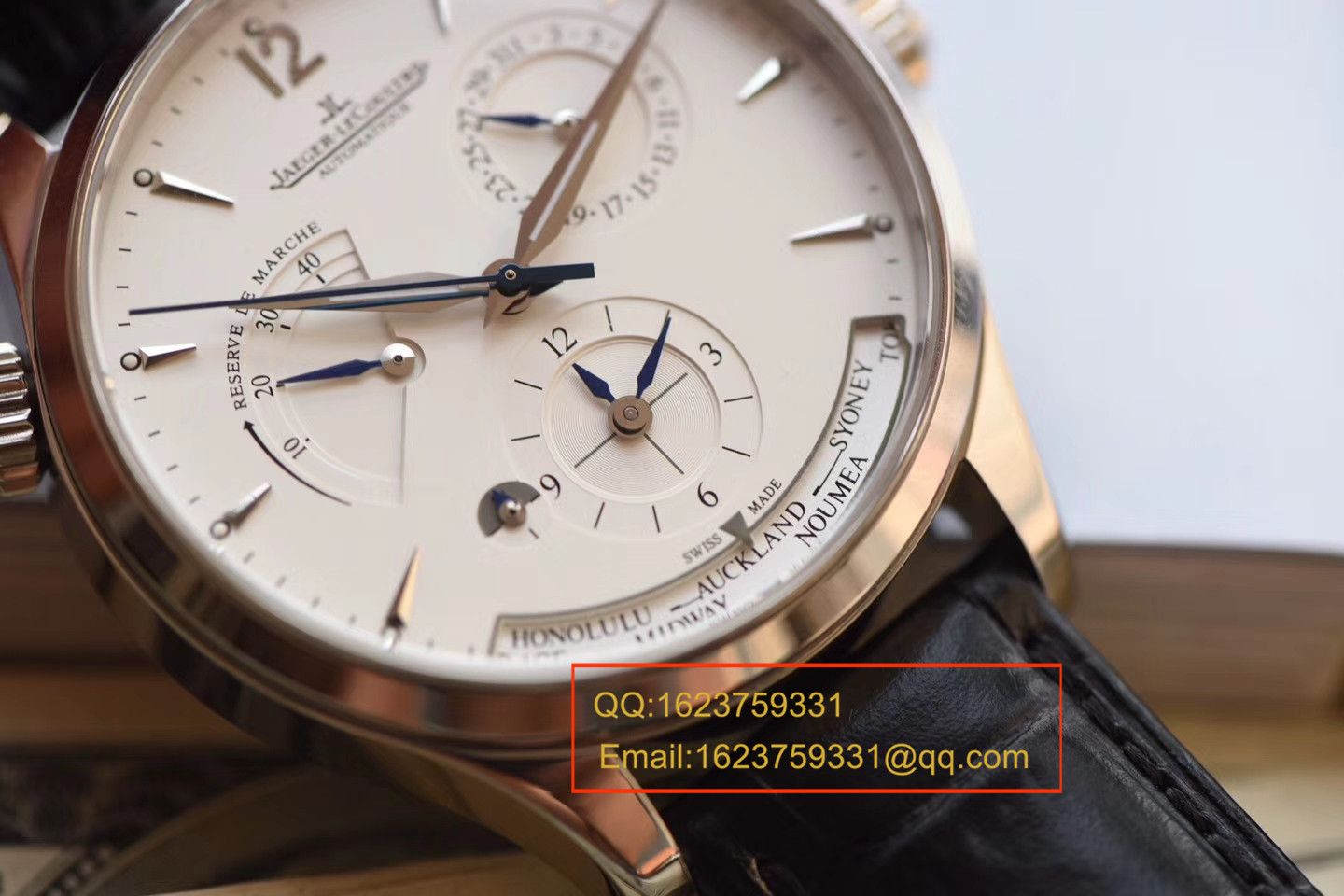 【TW一比一超A高仿手表】 Jaeger-LeCoultre 大师 MASTER CONTROL系列q1428420双时区 wrist watch  / JJBE029B