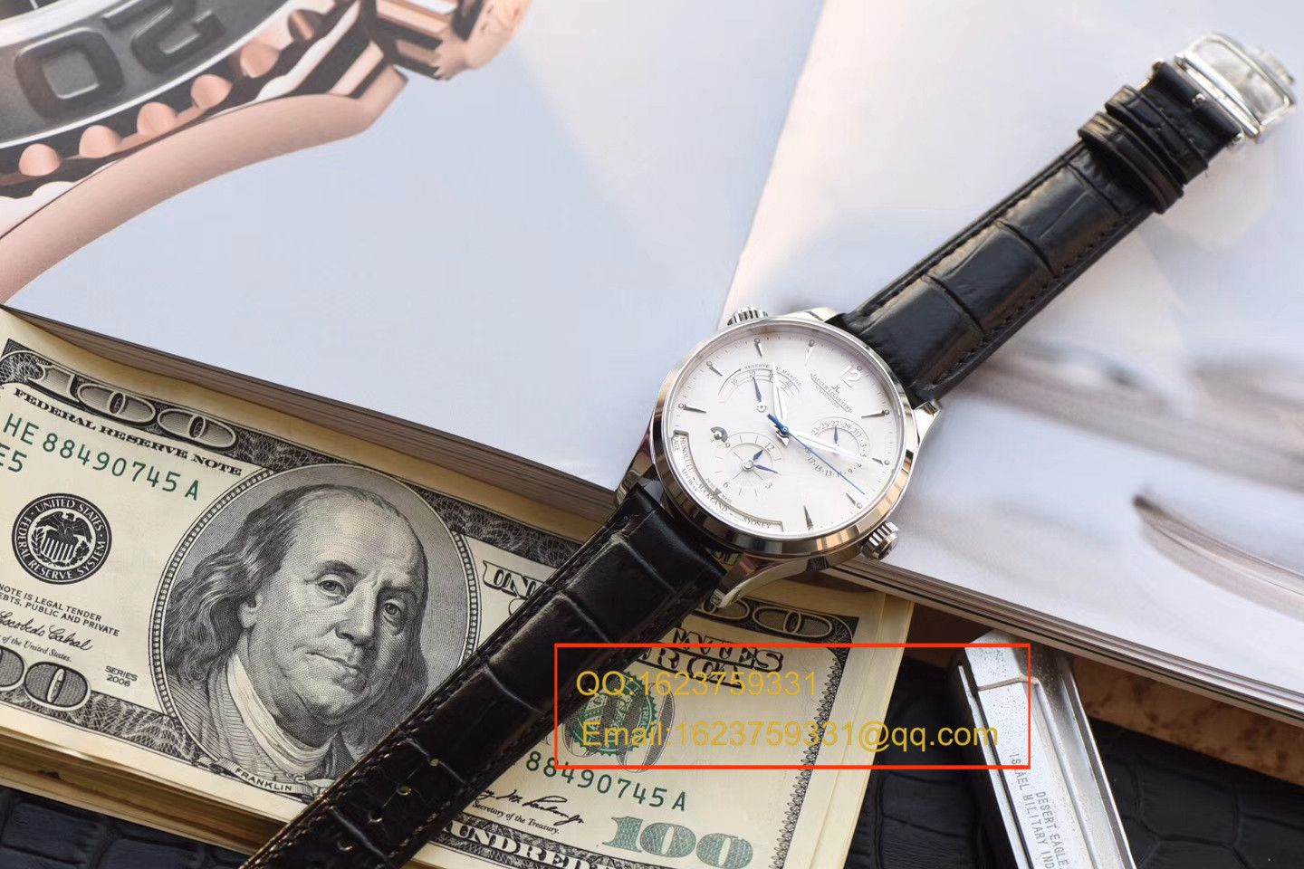 【TW一比一超A高仿手表】 Jaeger-LeCoultre 大师 MASTER CONTROL系列q1428420双时区 wrist watch  / JJBE029B