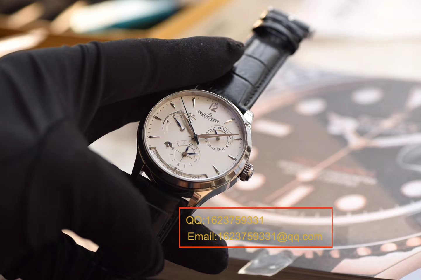 【TW一比一超A高仿手表】 Jaeger-LeCoultre 大师 MASTER CONTROL系列q1428420双时区 wrist watch  / JJBE029B