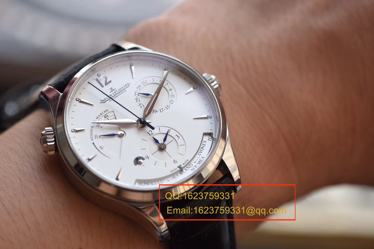 【TW一比一超A高仿手表】 Jaeger-LeCoultre 大师 MASTER CONTROL系列q1428420双时区 wrist watch  / JJBE029B