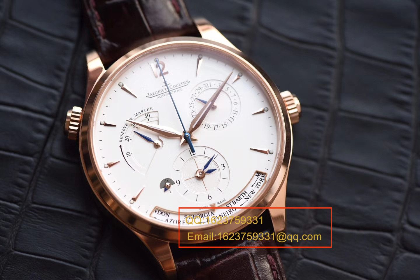 【TW一比一超A高仿手表】 Jaeger-LeCoultre 大师 MASTER CONTROL系列Q1422521双时区 wrist watch  / JJBF029