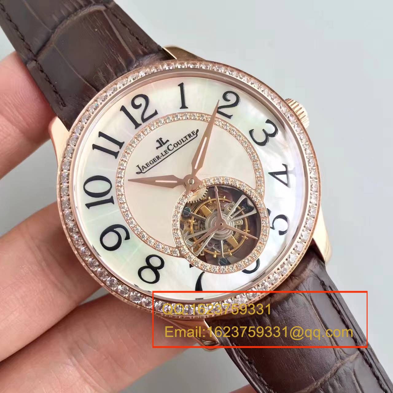 【TF Factory 一比一超A精仿手表】 Jaeger-LeCoultre  Rendez-Vous Q3412405 Tourbillon  wrist watch  / JJ080