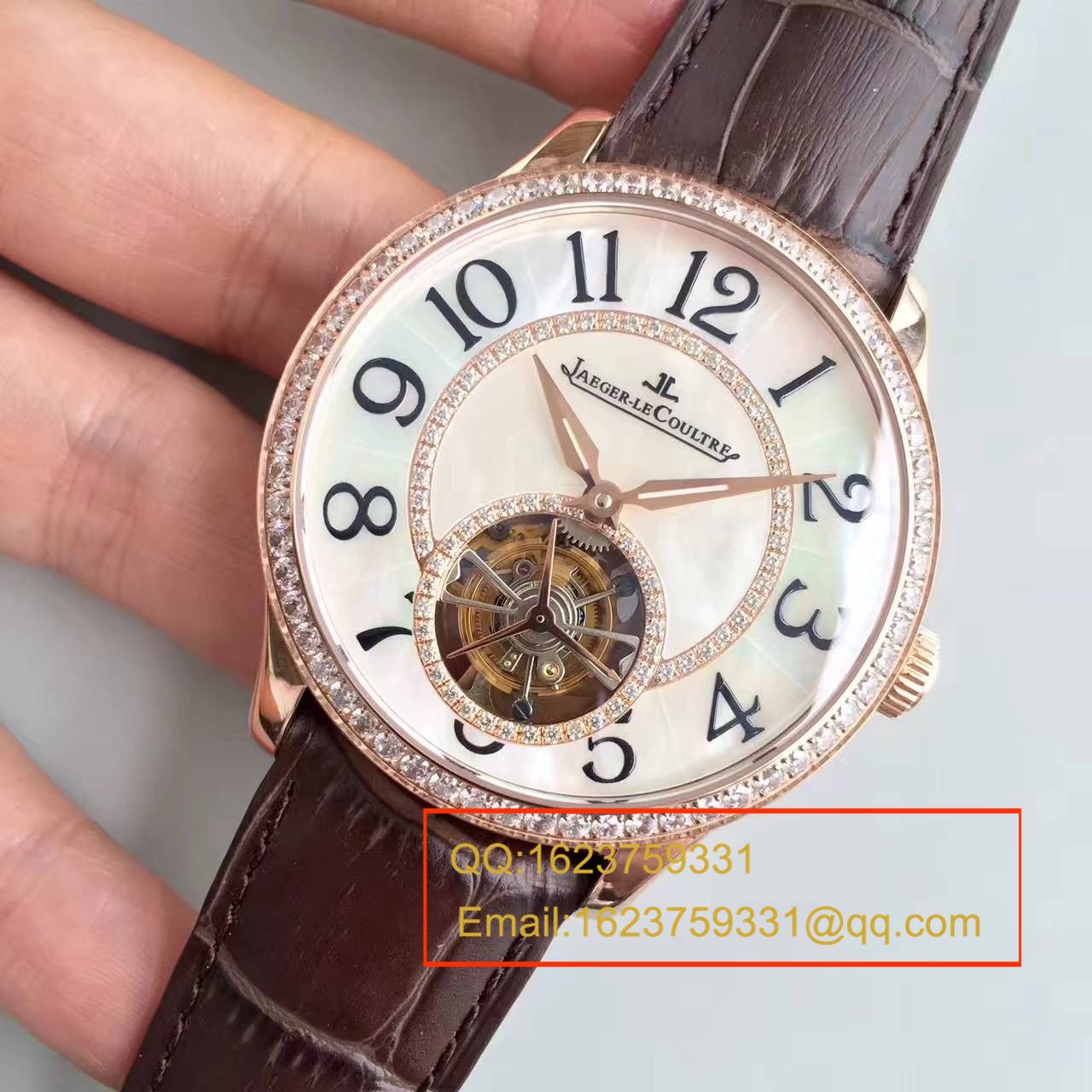 【TF Factory 一比一超A精仿手表】 Jaeger-LeCoultre  Rendez-Vous Q3412405 Tourbillon  wrist watch  / JJ080