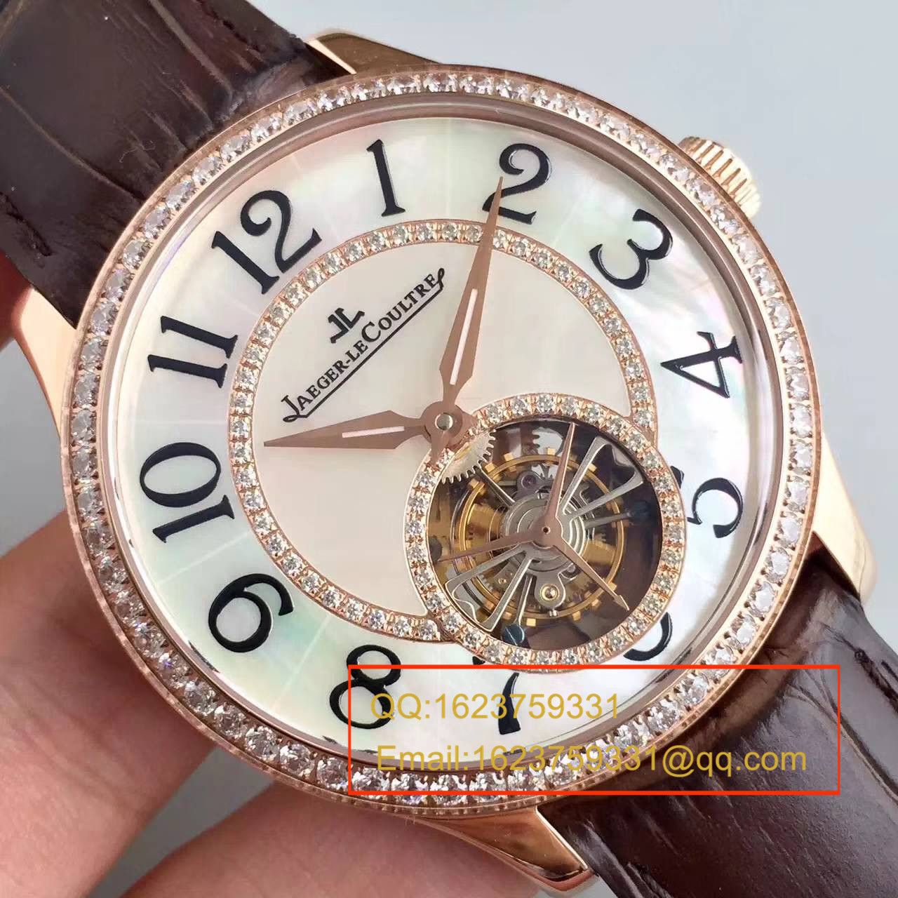 【TF Factory 一比一超A精仿手表】 Jaeger-LeCoultre  Rendez-Vous Q3412405 Tourbillon  wrist watch  / JJ080